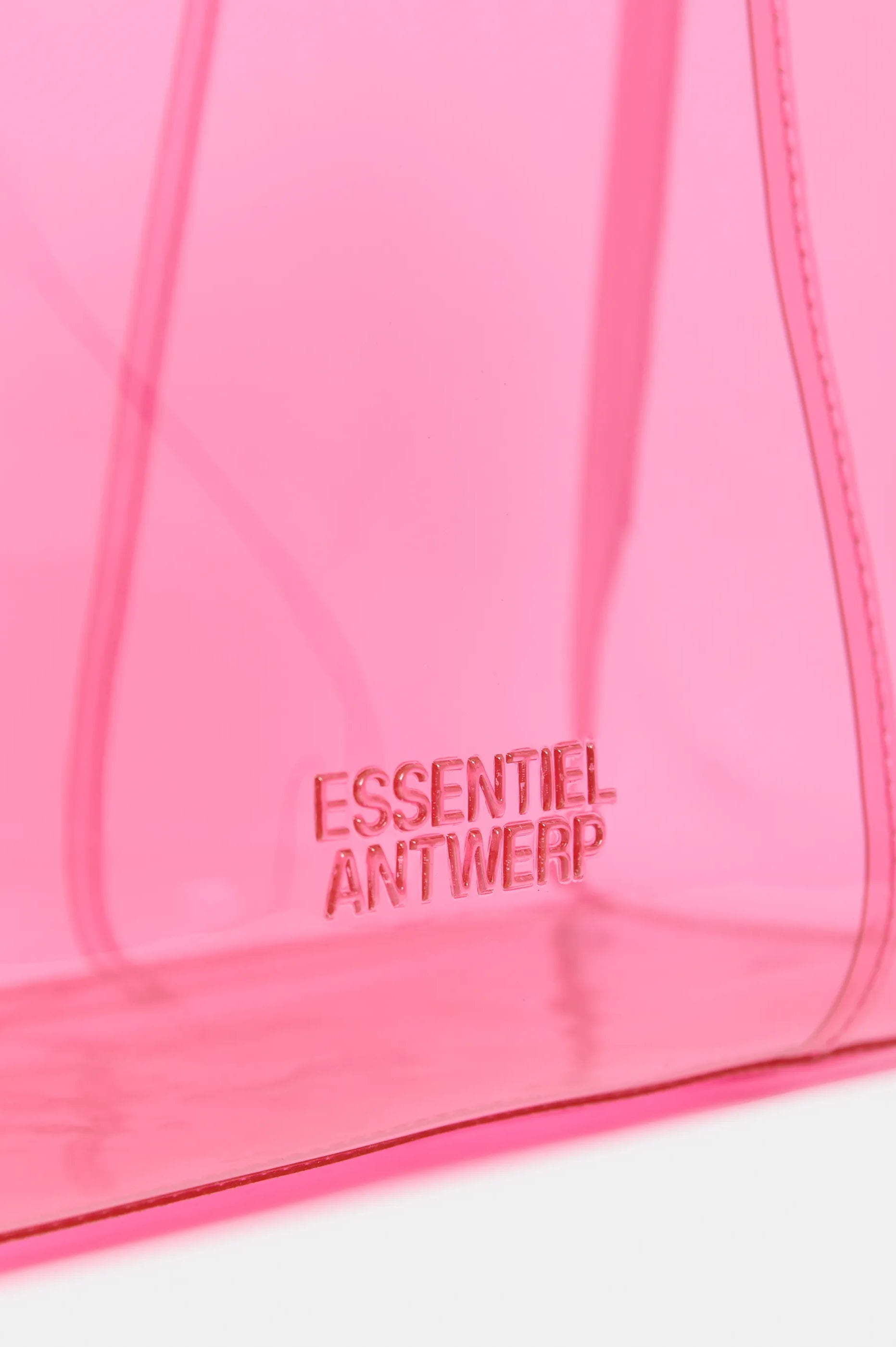Essentiel Antwerp Jano Clear Tote Bag - Pink