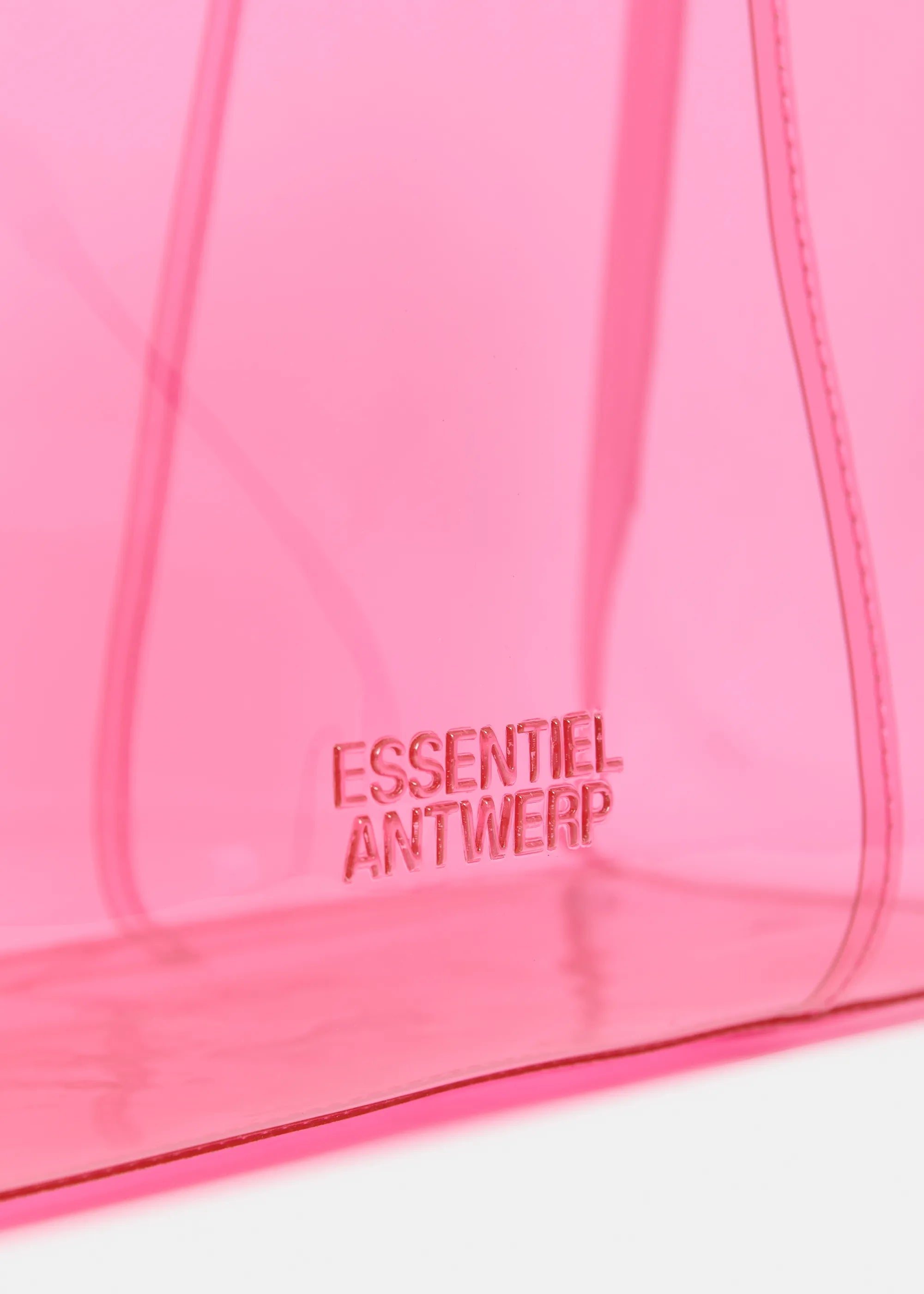 Essentiel Antwerp Jano Clear Tote Bag - Pink