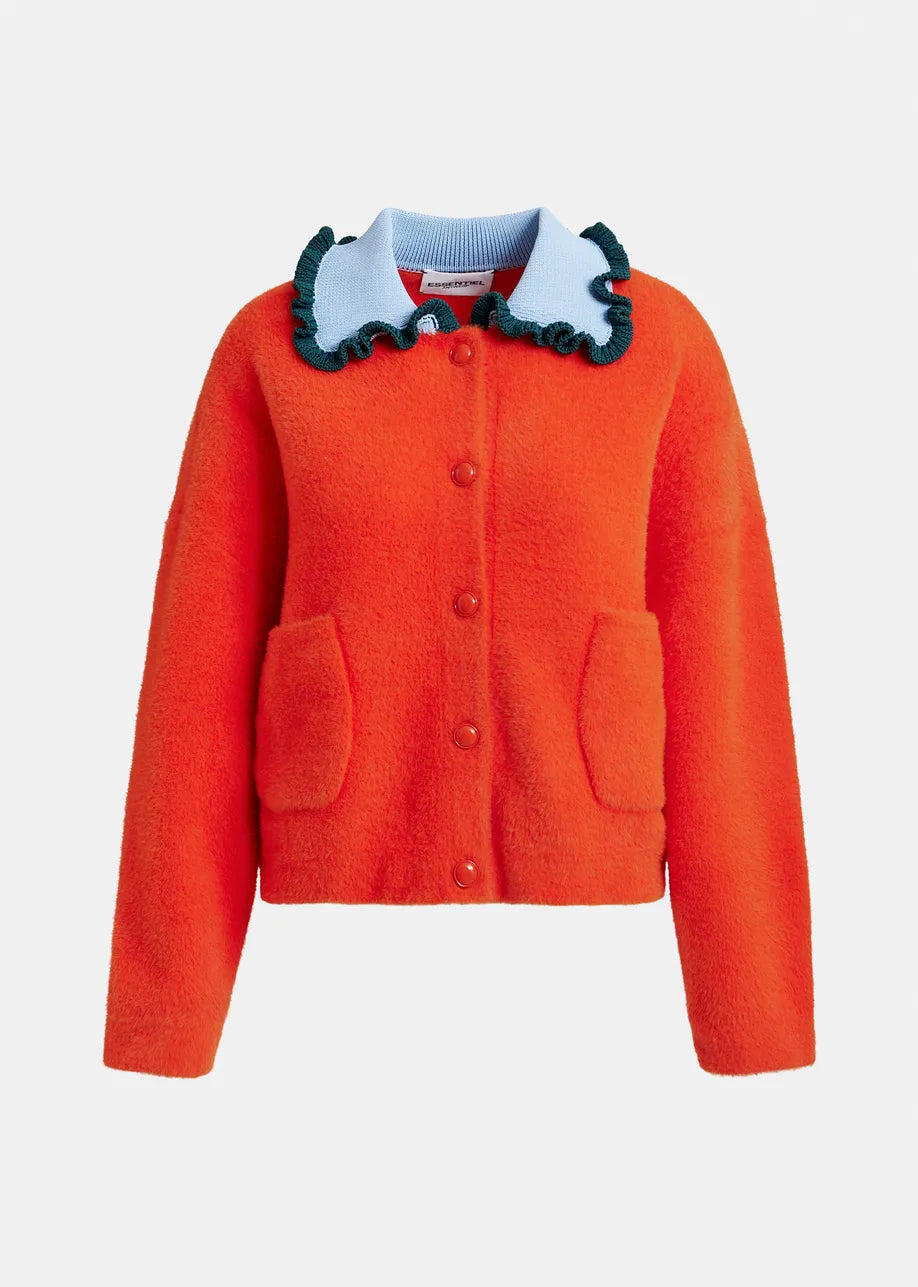 Essentiel Antwerp Jardener Cardigan - Nectarine
