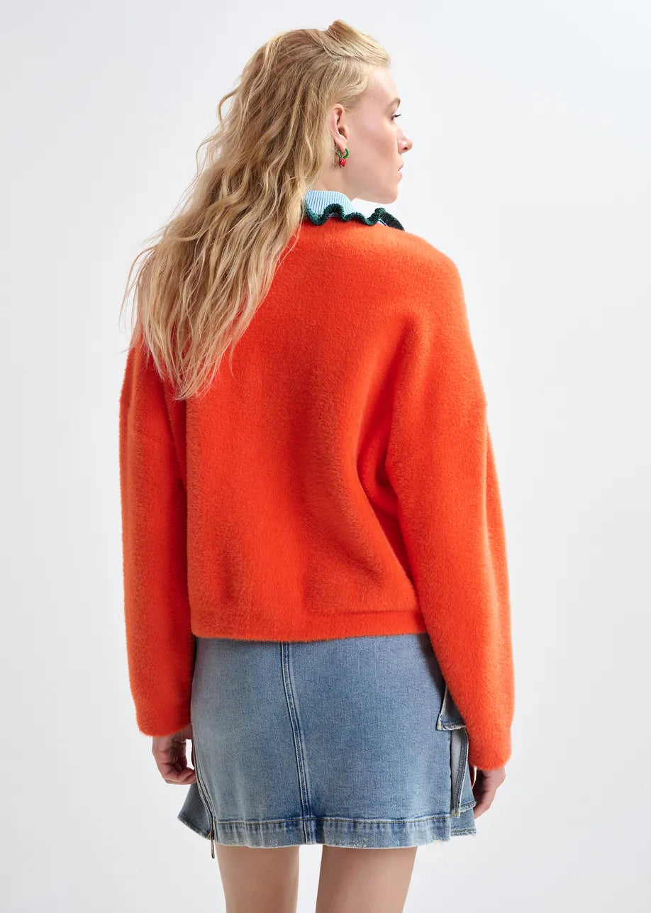 Essentiel Antwerp Jardener Cardigan - Nectarine