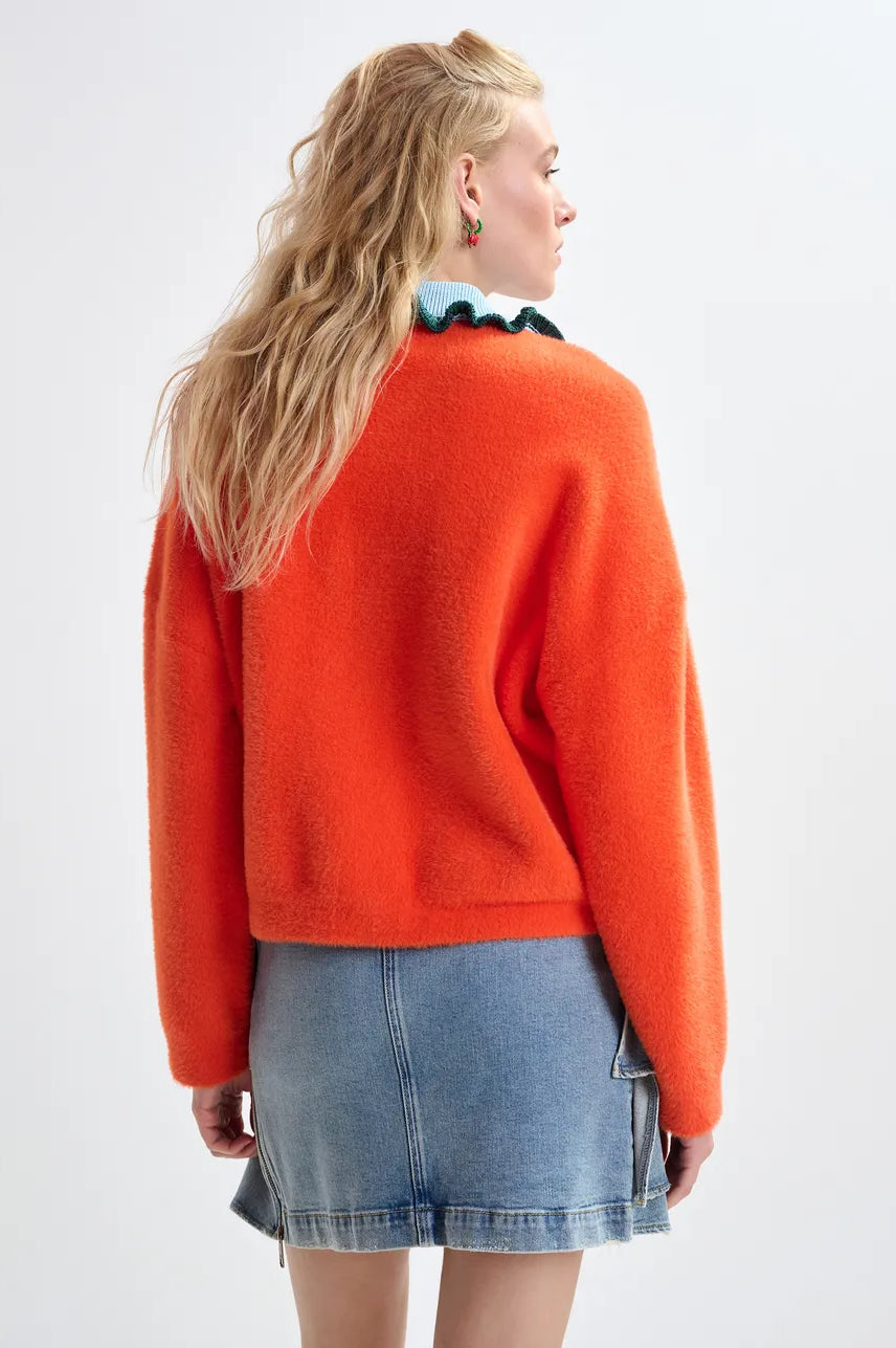 Essentiel Antwerp Jardener Cardigan - Nectarine