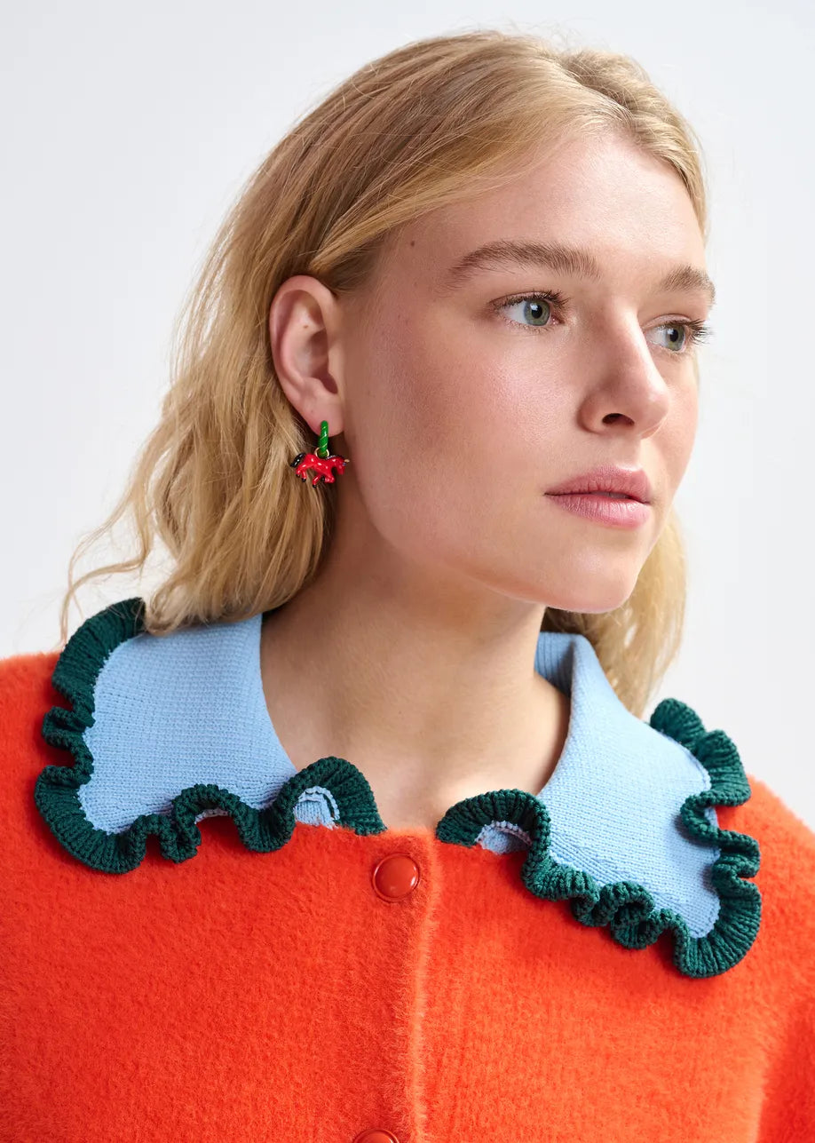 Essentiel Antwerp Jardener Cardigan - Nectarine