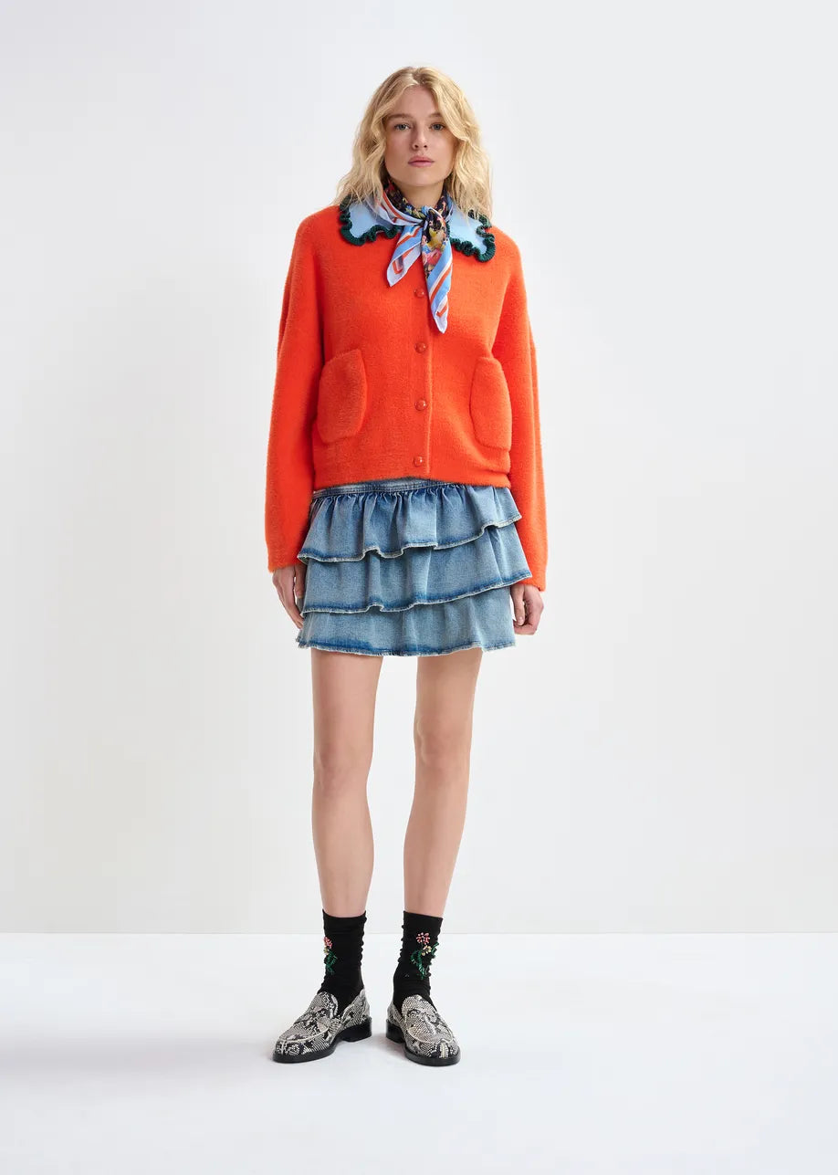 Essentiel Antwerp Jardener Cardigan - Nectarine