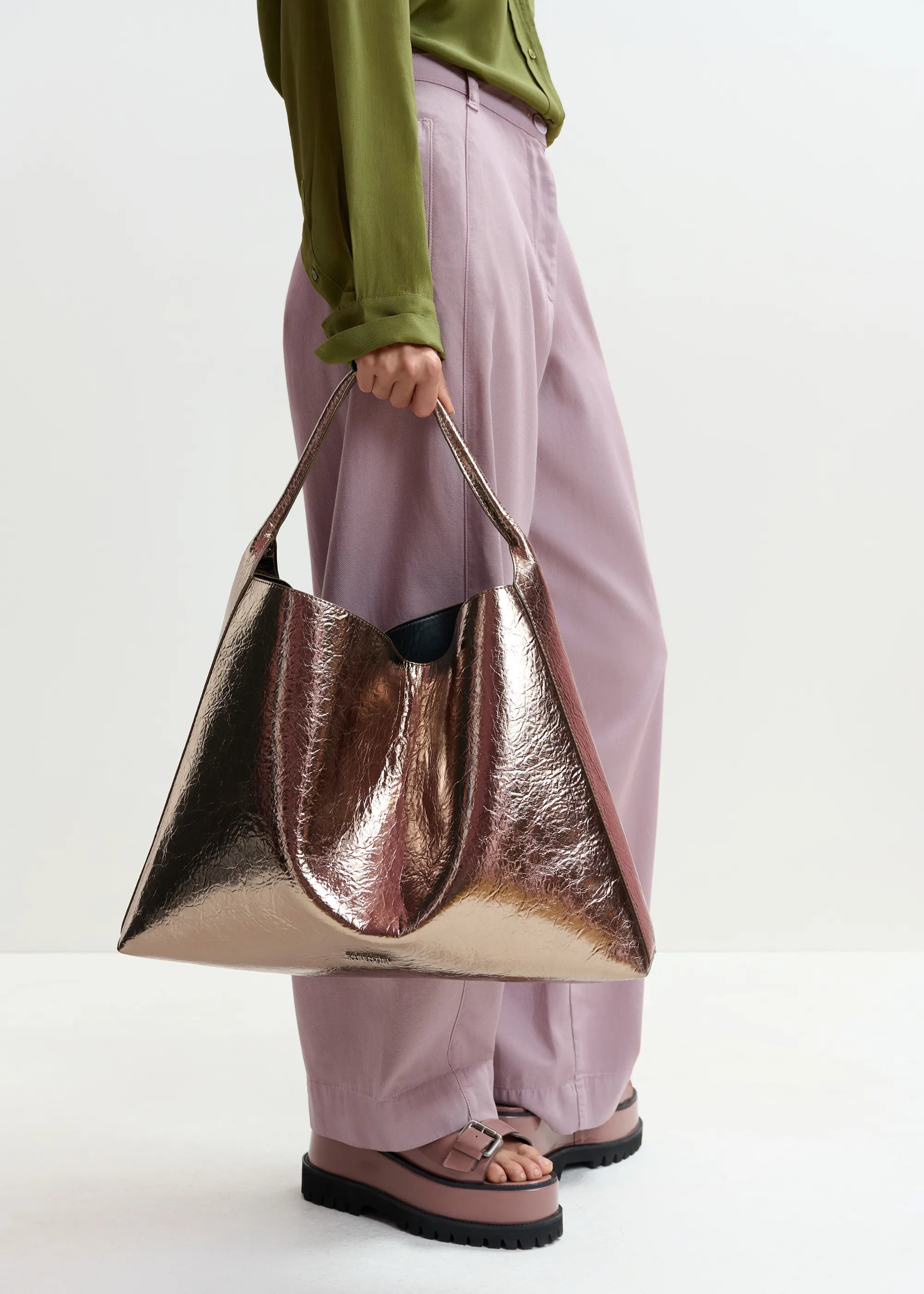 Essentiel Antwerp Jatalia Shopper Bag - Gold