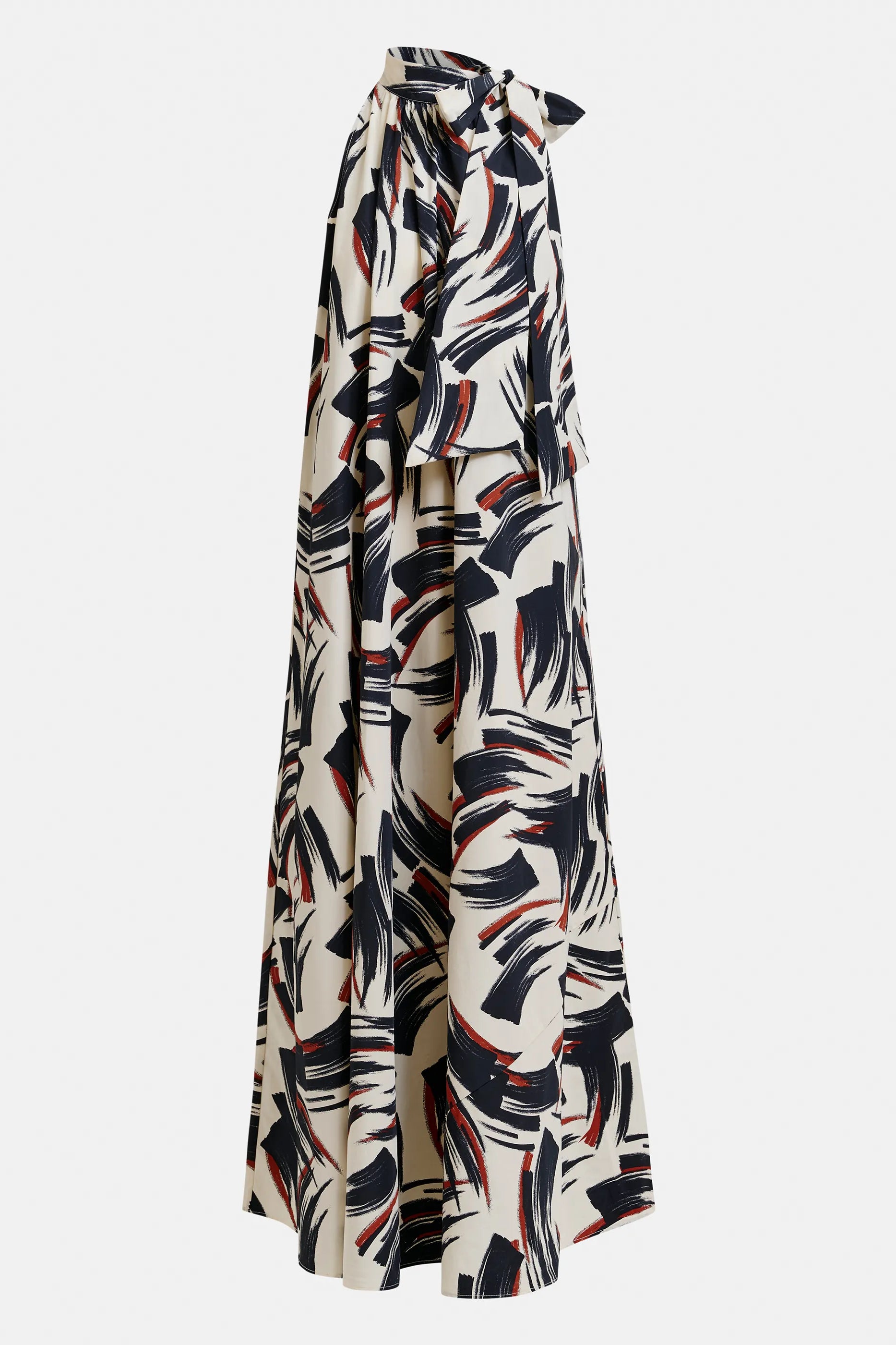 Essentiel Antwerp Jayda Maxi Dress - Black/Brown/Off-White
