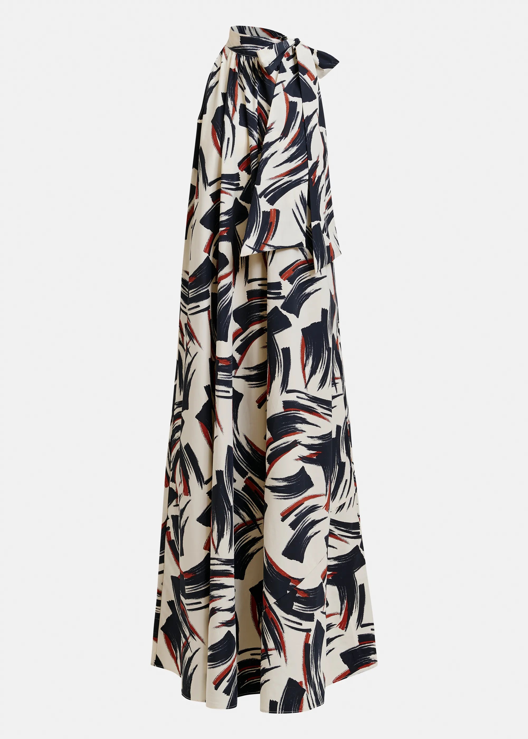 Essentiel Antwerp Jayda Maxi Dress - Black/Brown/Off-White