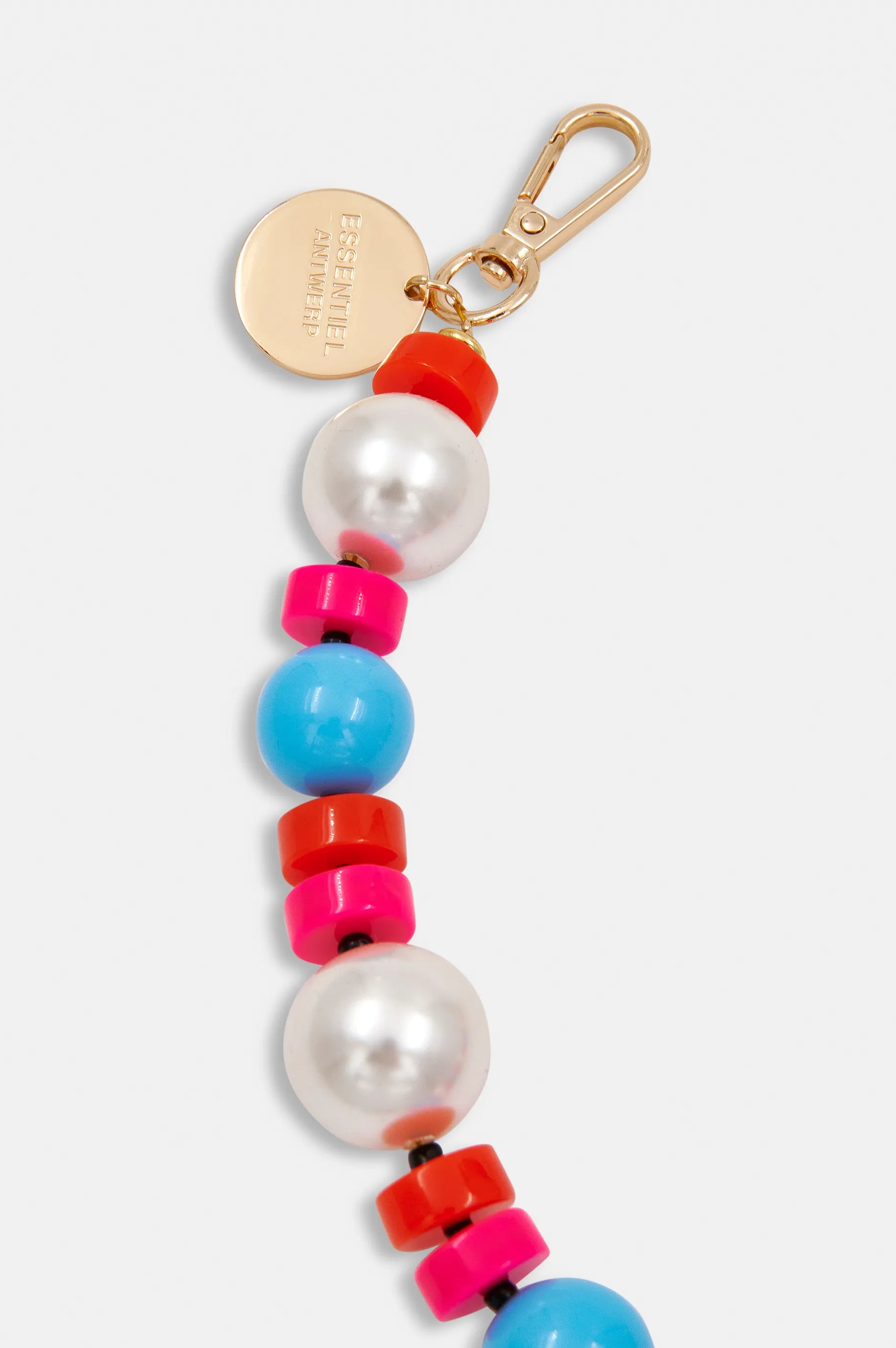 Essentiel Antwerp Jekko Bag Chain Necklace - Blue Pink
