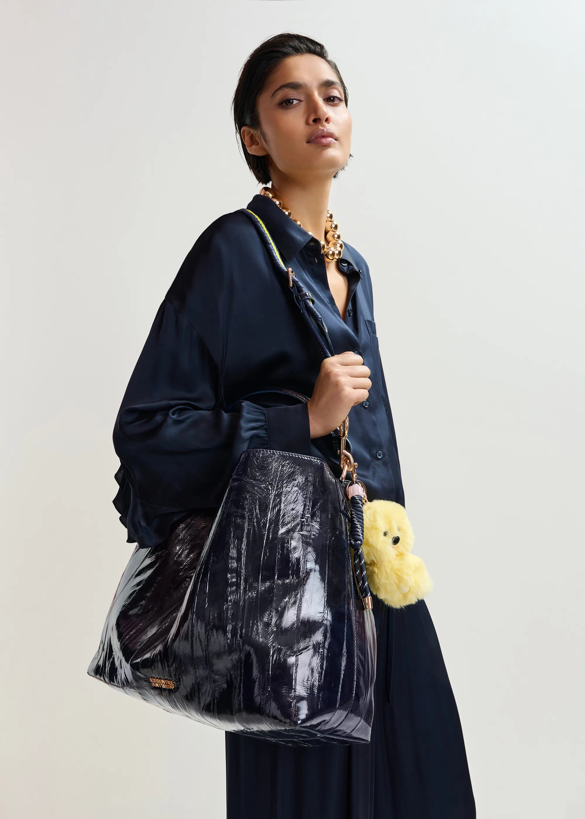 Essentiel Antwerp Jistalo Shopper Bag - Navy