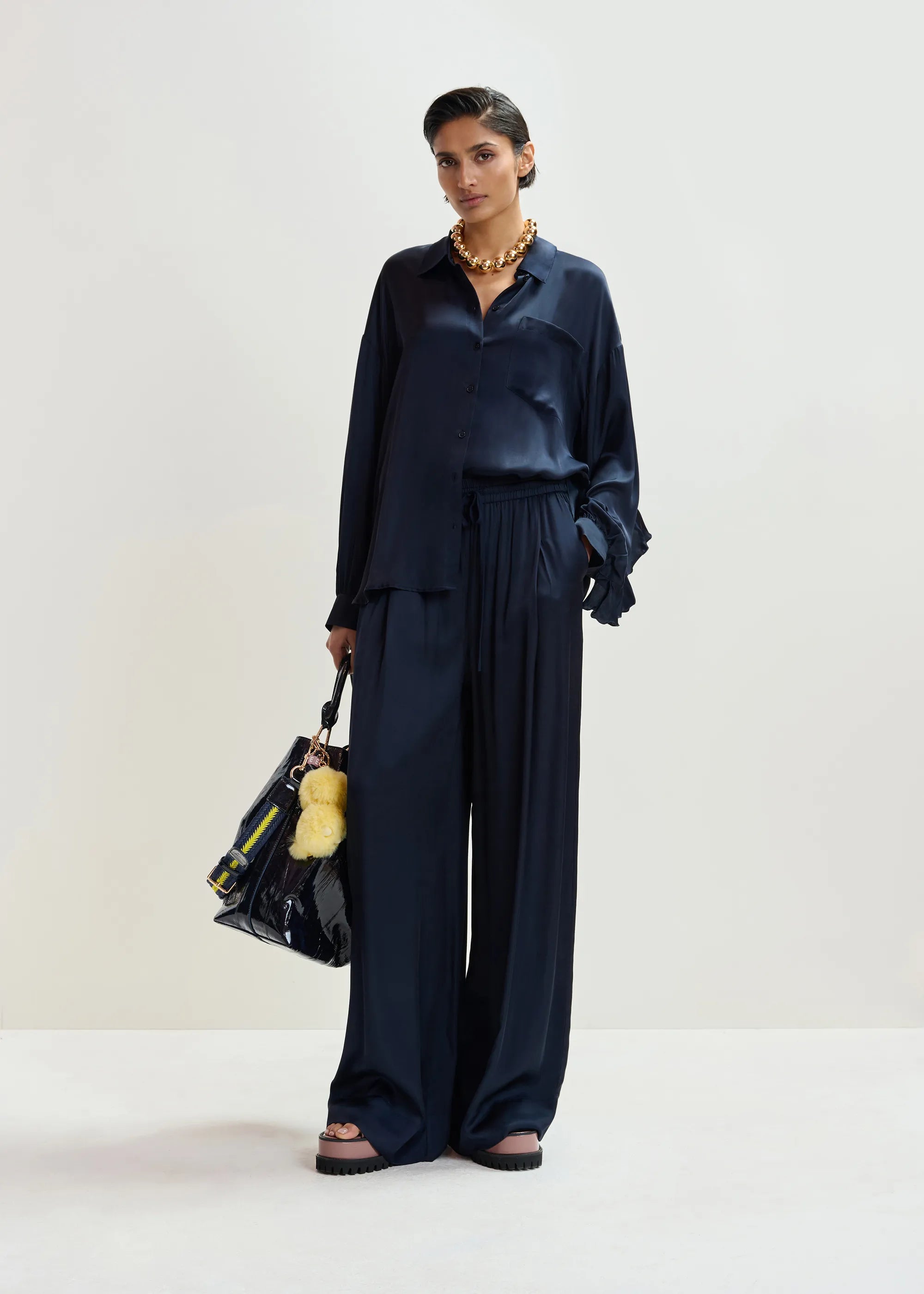 Essentiel Antwerp Jistalo Shopper Bag - Navy