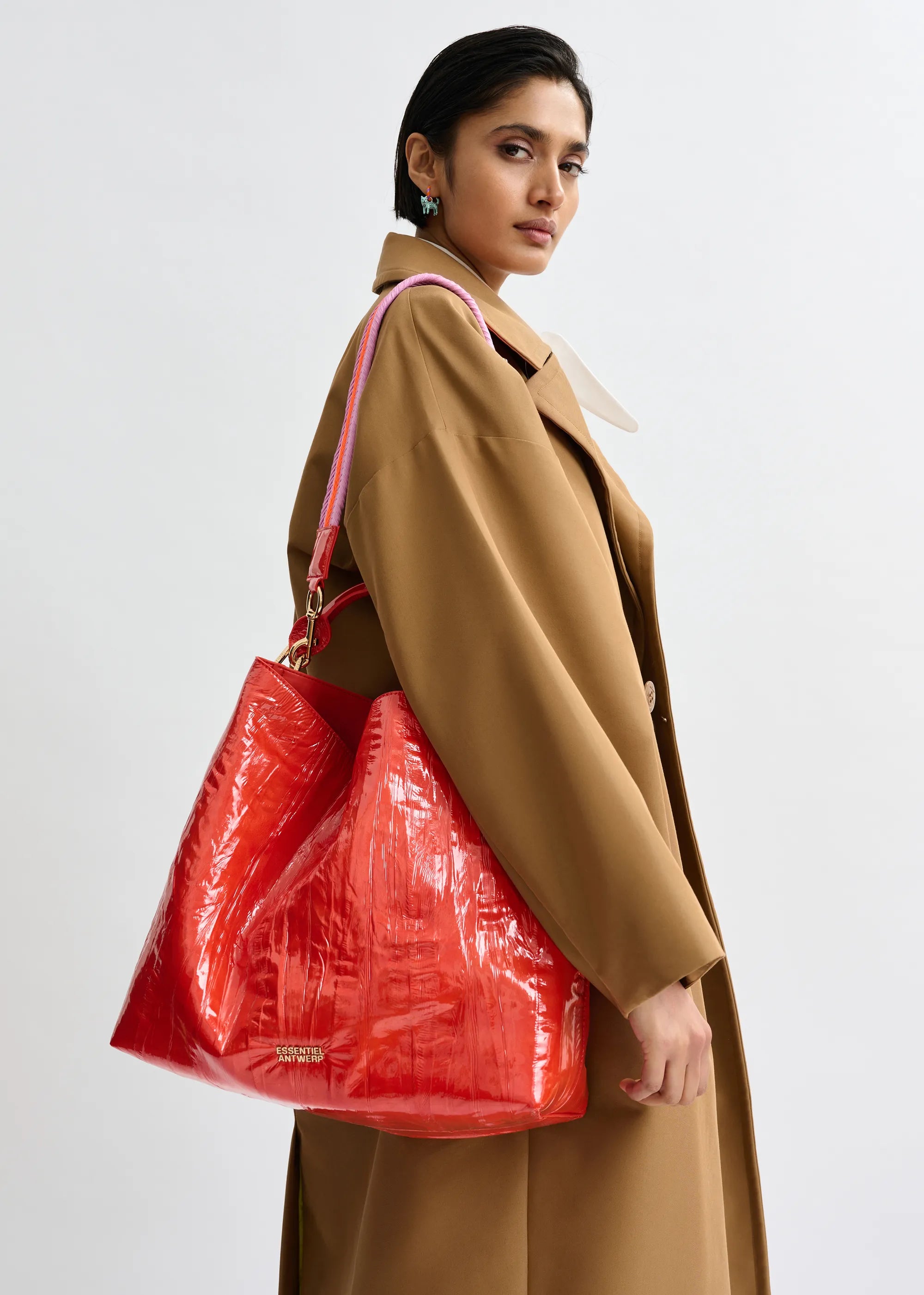 Essentiel Antwerp Jistalo Shopper Bag - Orange
