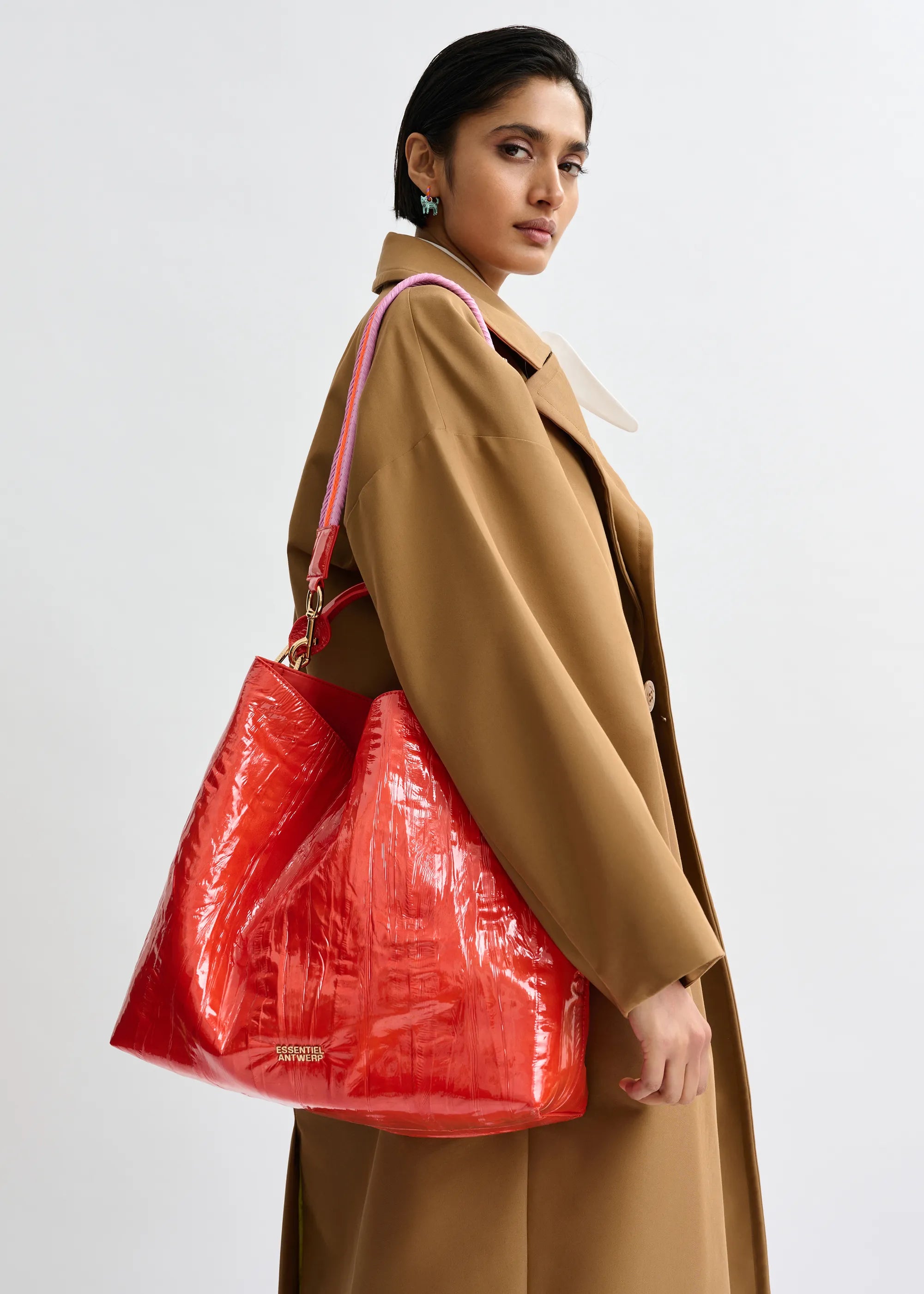 Essentiel Antwerp Jistalo Shopper Bag - Orange