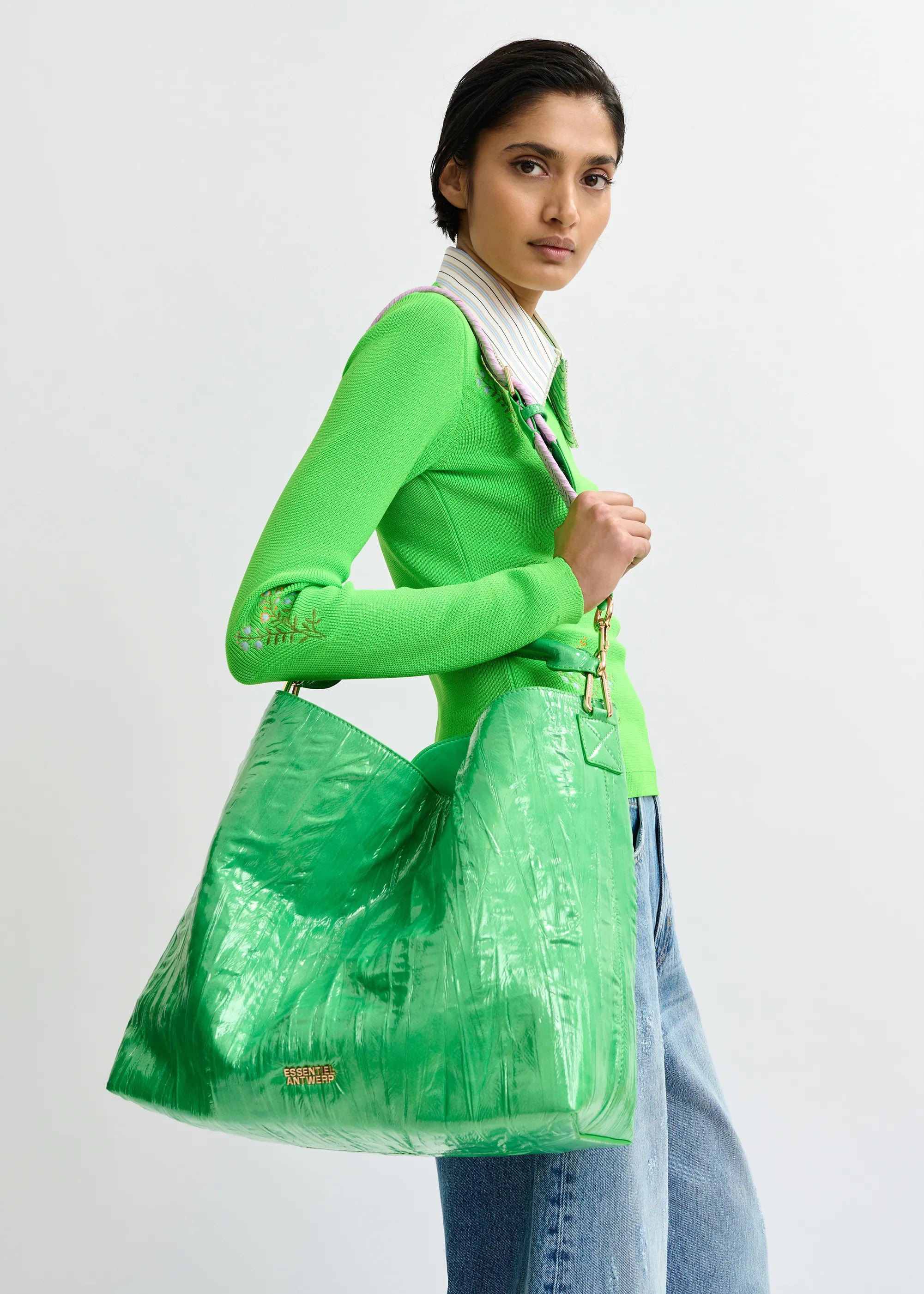 Essentiel Antwerp Jistalo Shopper Bag - Green