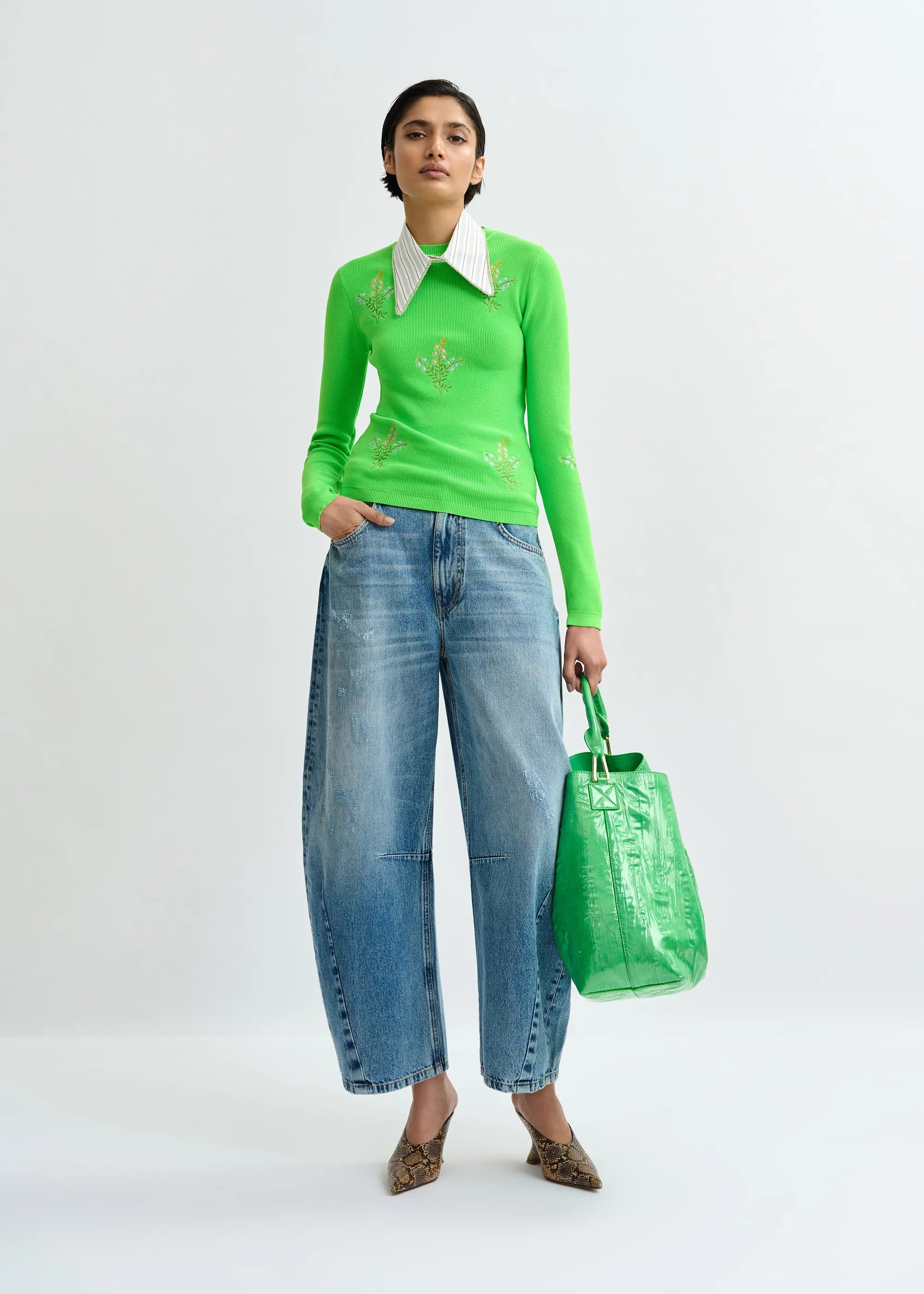 Essentiel Antwerp Jistalo Shopper Bag - Green