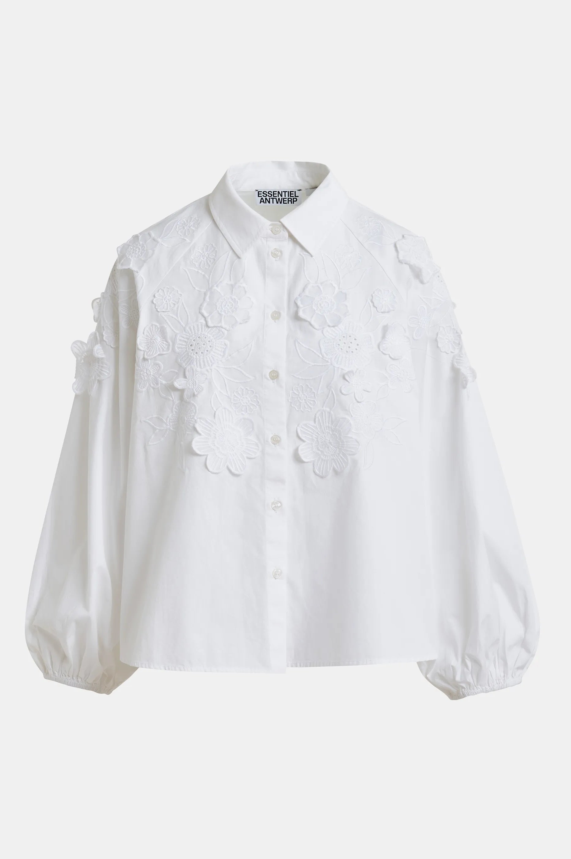 Essentiel Antwerp Joella Flower Shirt - White