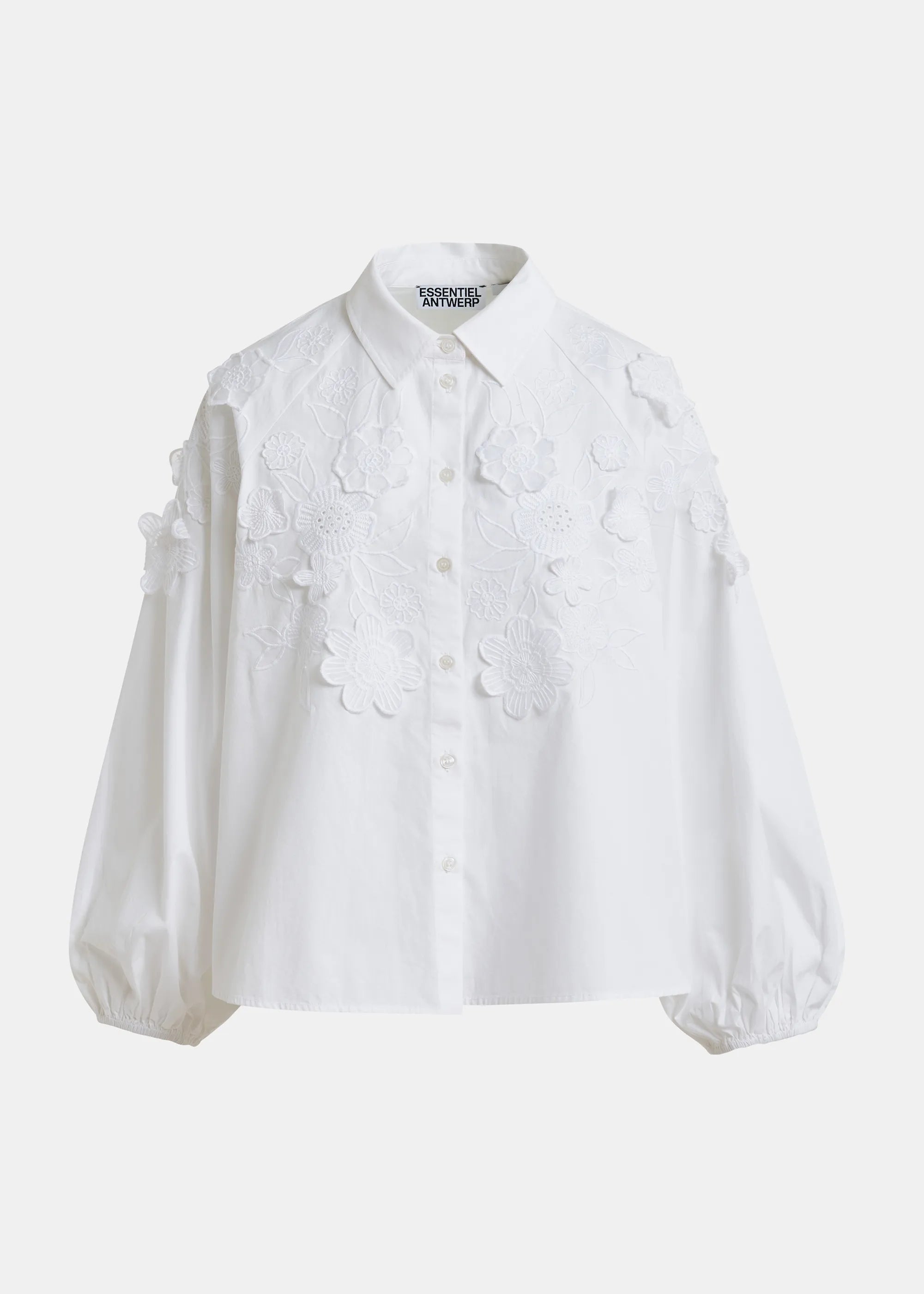 Essentiel Antwerp Joella Flower Shirt - White