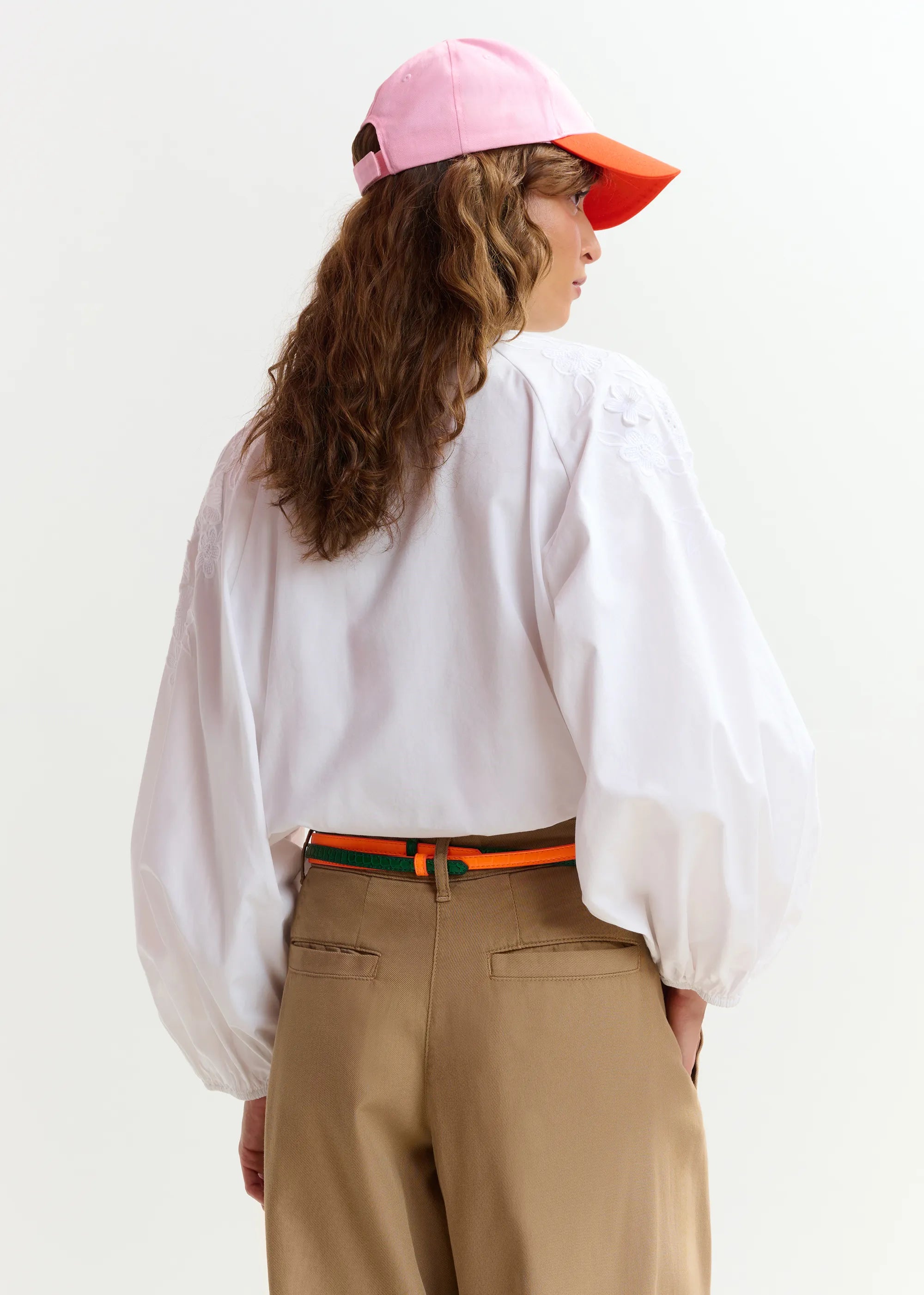 Essentiel Antwerp Joella Flower Shirt - White
