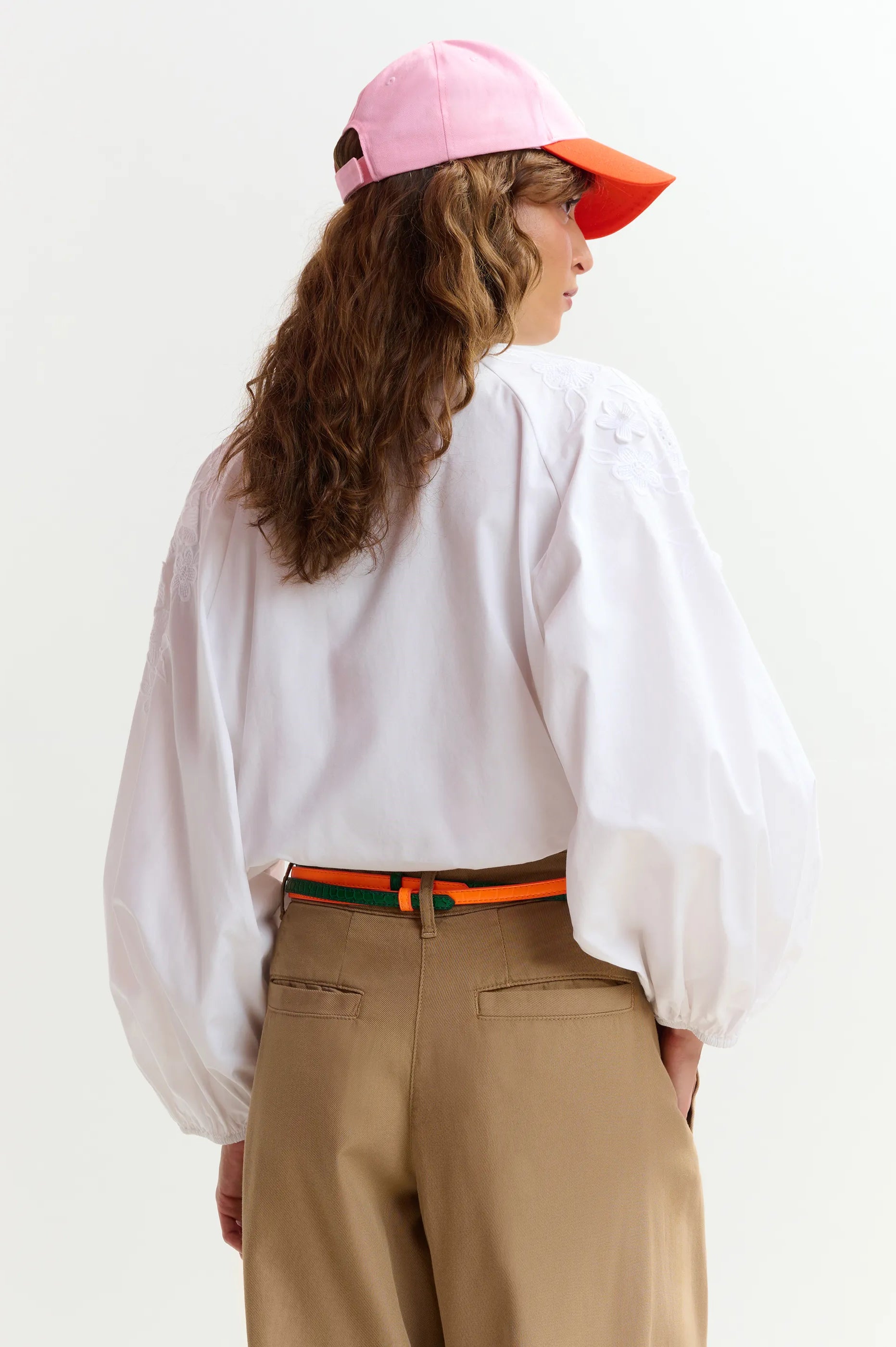 Essentiel Antwerp Joella Flower Shirt - White