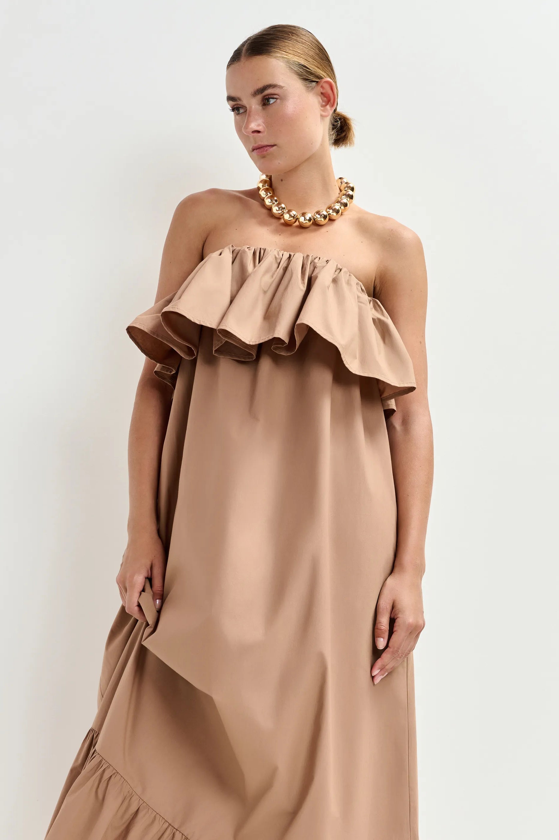 Essentiel Antwerp Joyce Dress - Brown