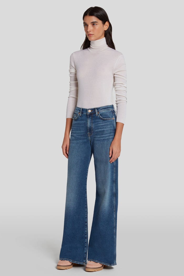 7 For All Mankind - Lotta Luxe Vintage Blueprint Jeans