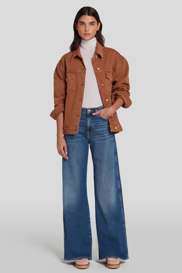 7 For All Mankind - Lotta Luxe Vintage Blueprint Jeans