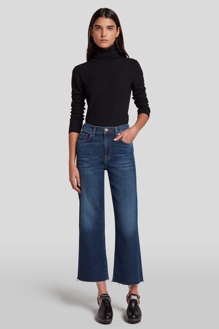 7 For All Mankind - Cropped Alexa Jeans