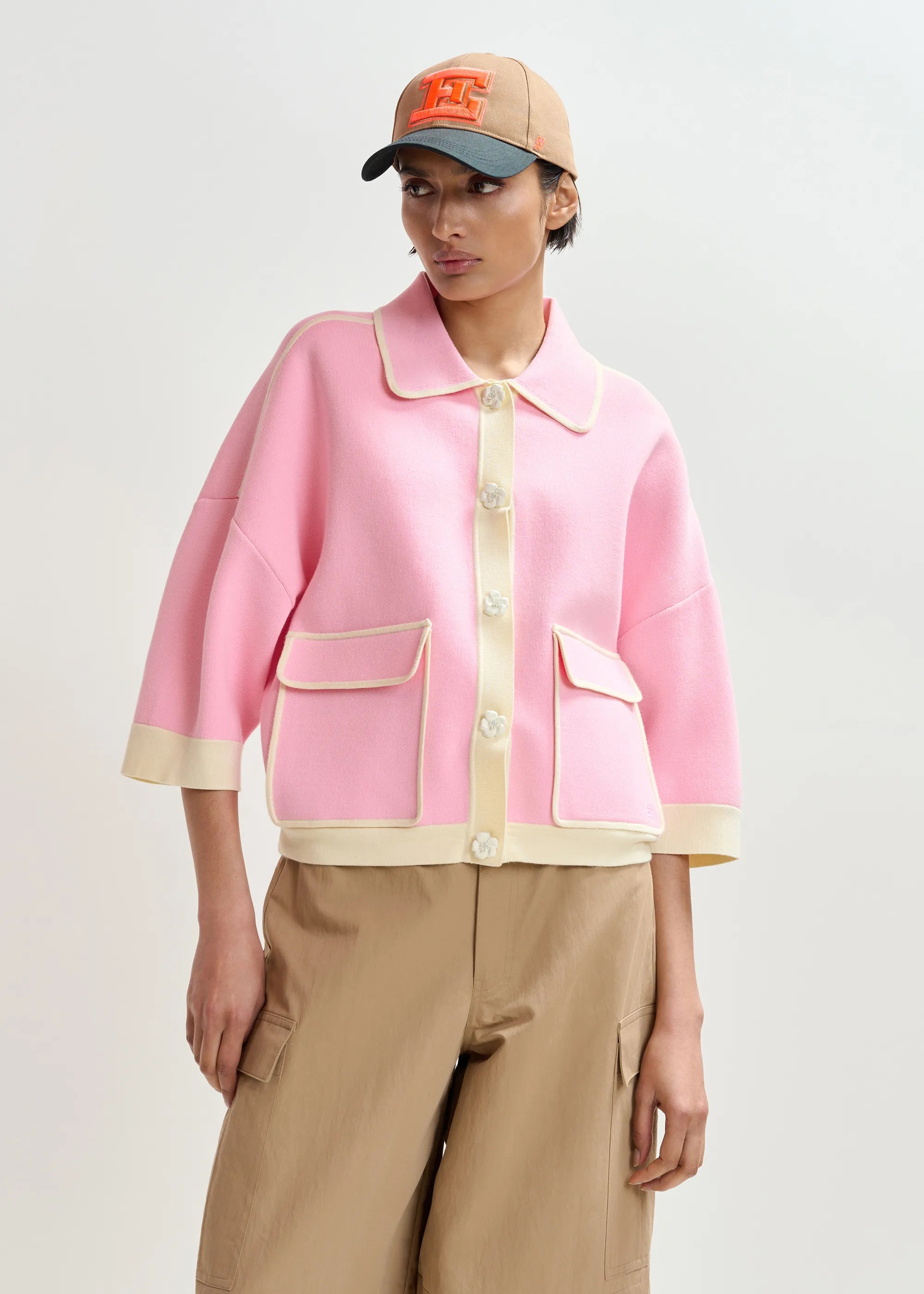 Essentiel Antwerp Jugly Cardigan - Pink
