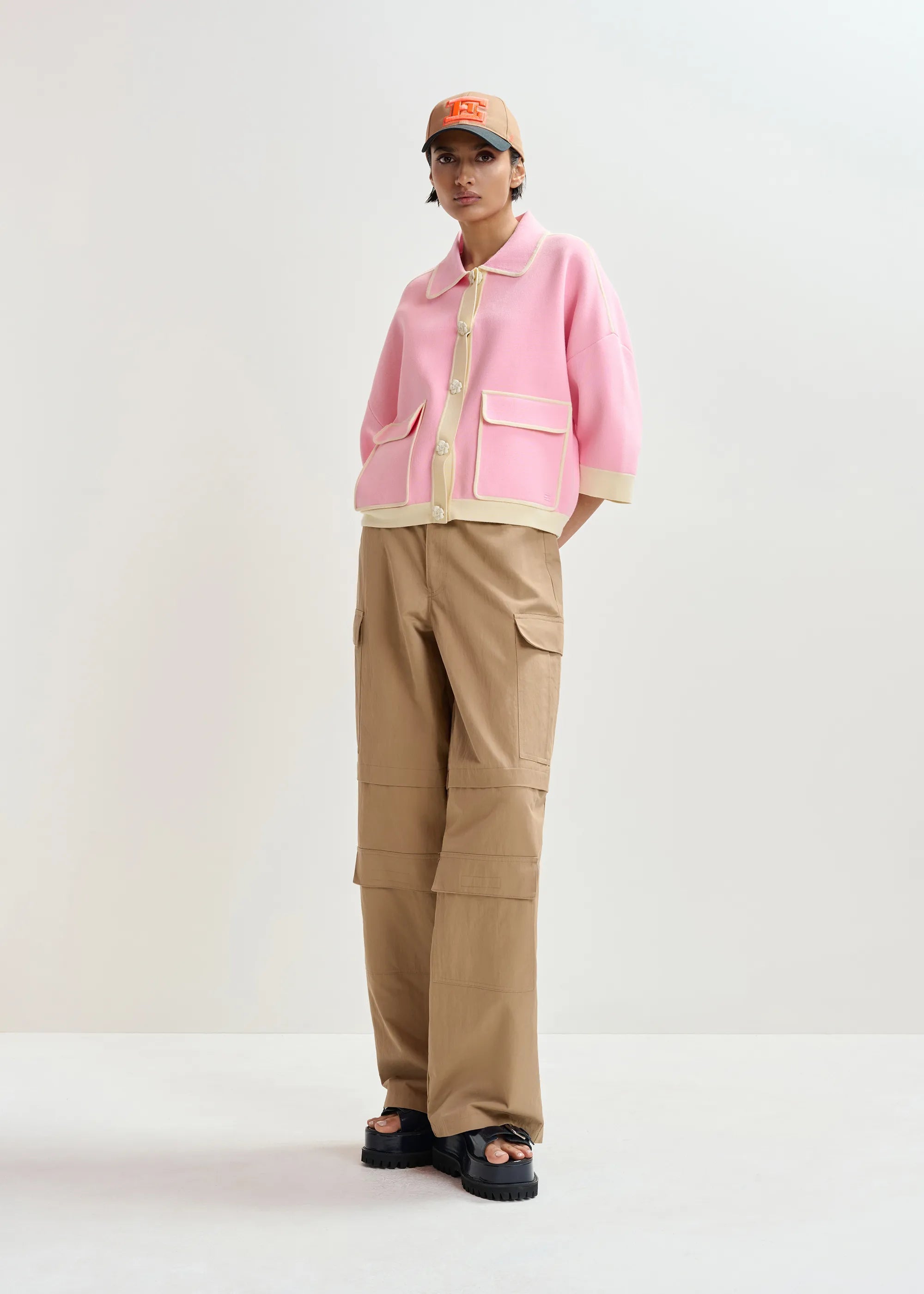 Essentiel Antwerp Jugly Cardigan - Pink