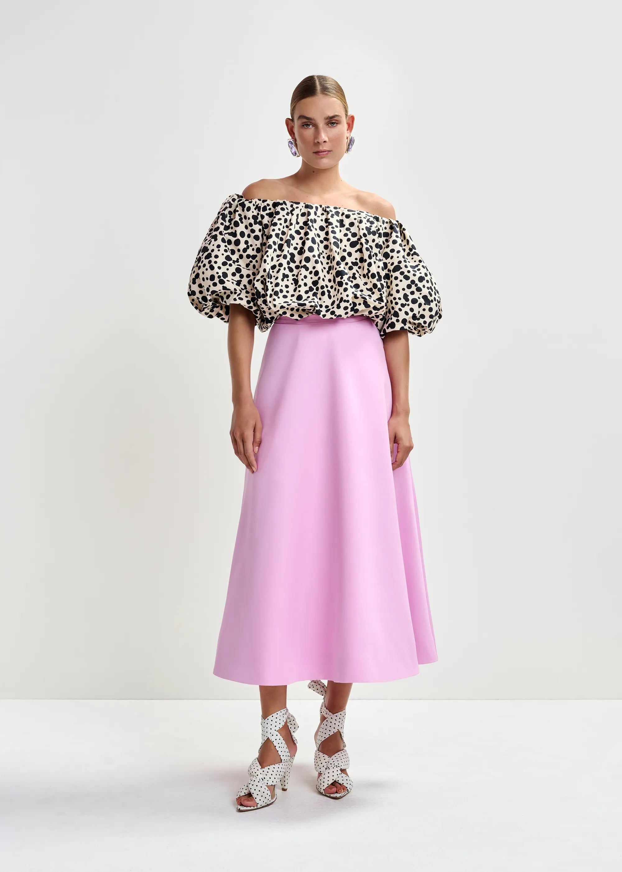 Essentiel Antwerp Julio A-Line Skirt - Pink