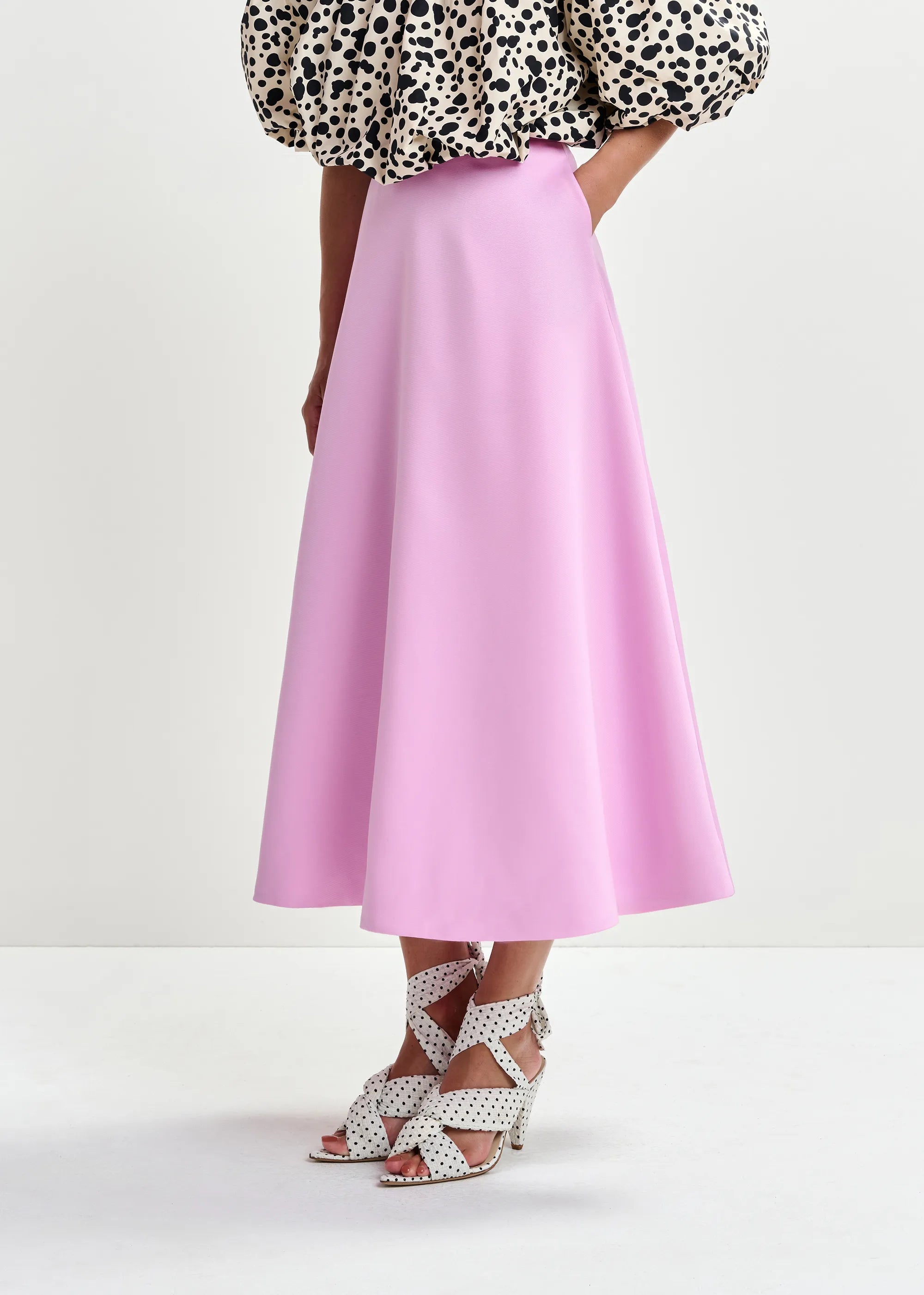 Essentiel Antwerp Julio A-Line Skirt - Pink