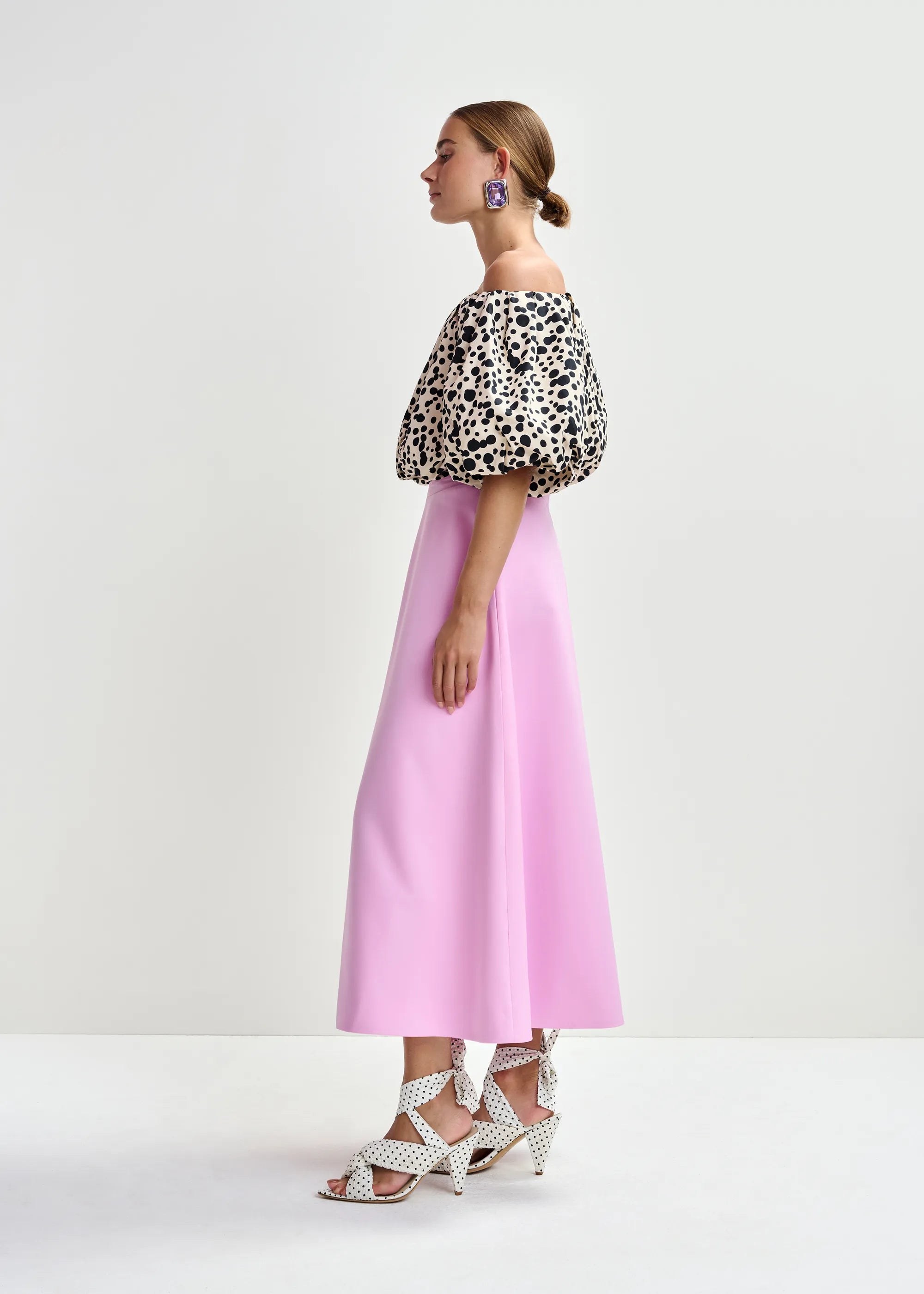 Essentiel Antwerp Julio A-Line Skirt - Pink