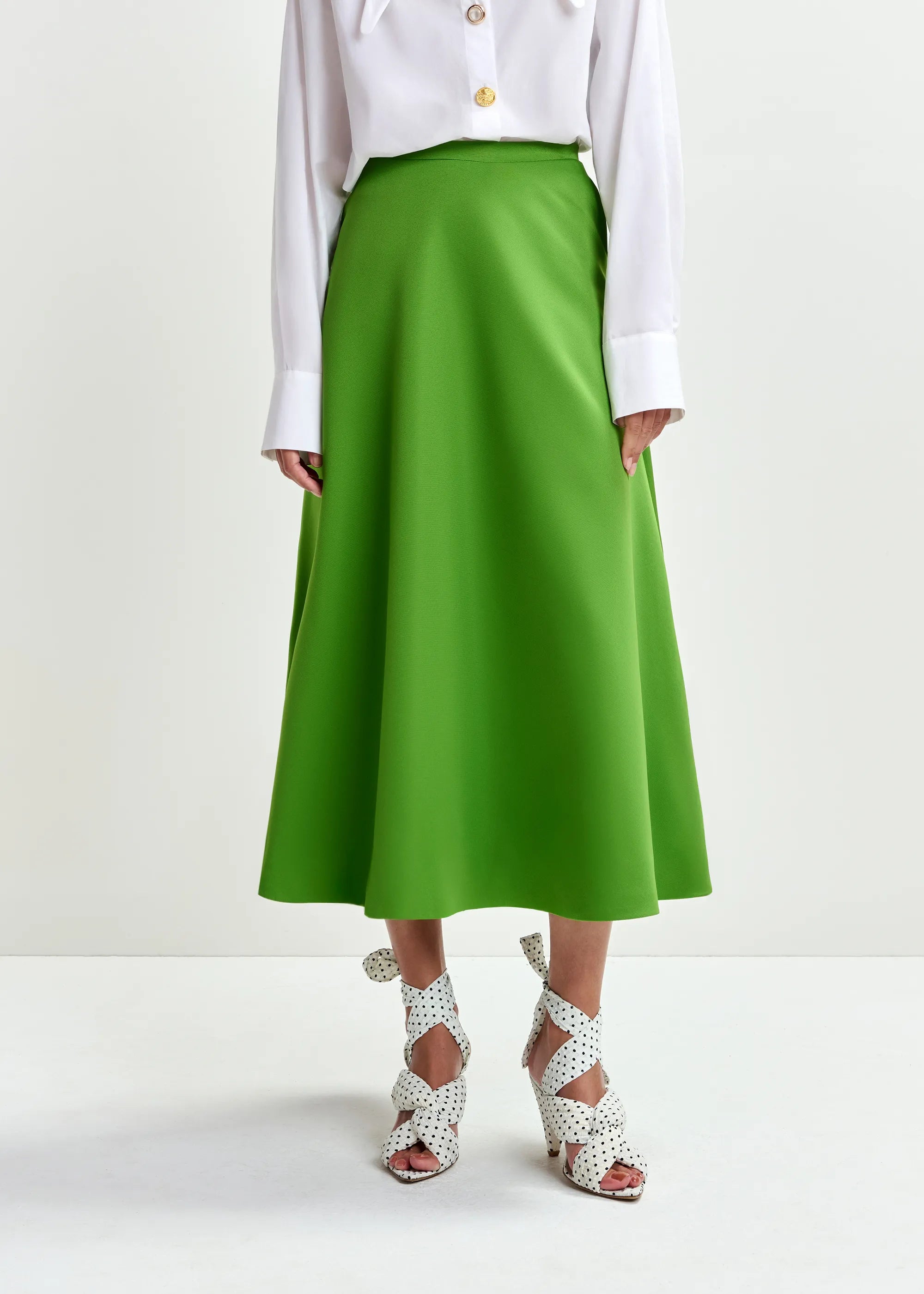Essentiel Antwerp Julio A-Line Skirt - Green