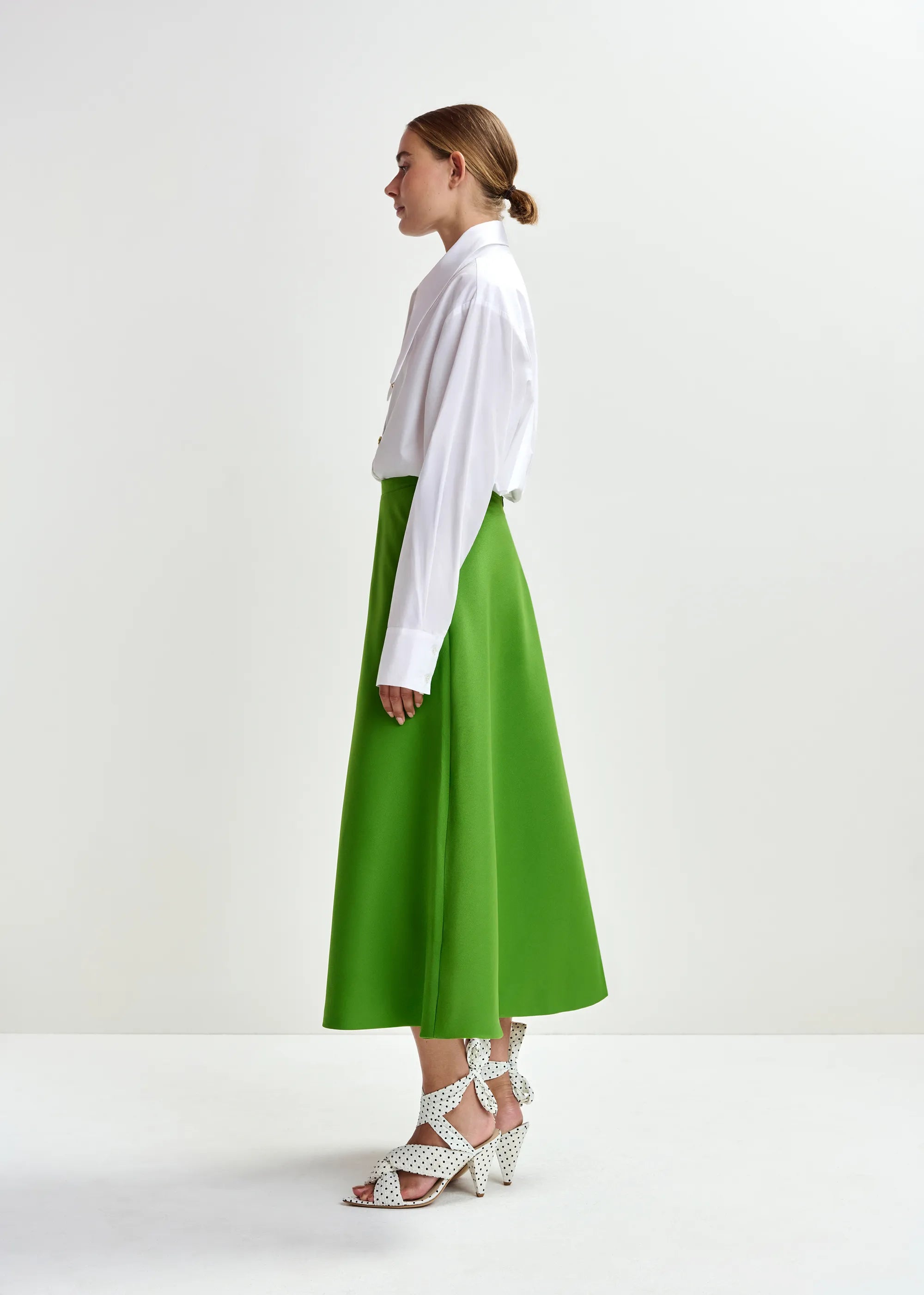 Essentiel Antwerp Julio A-Line Skirt - Green