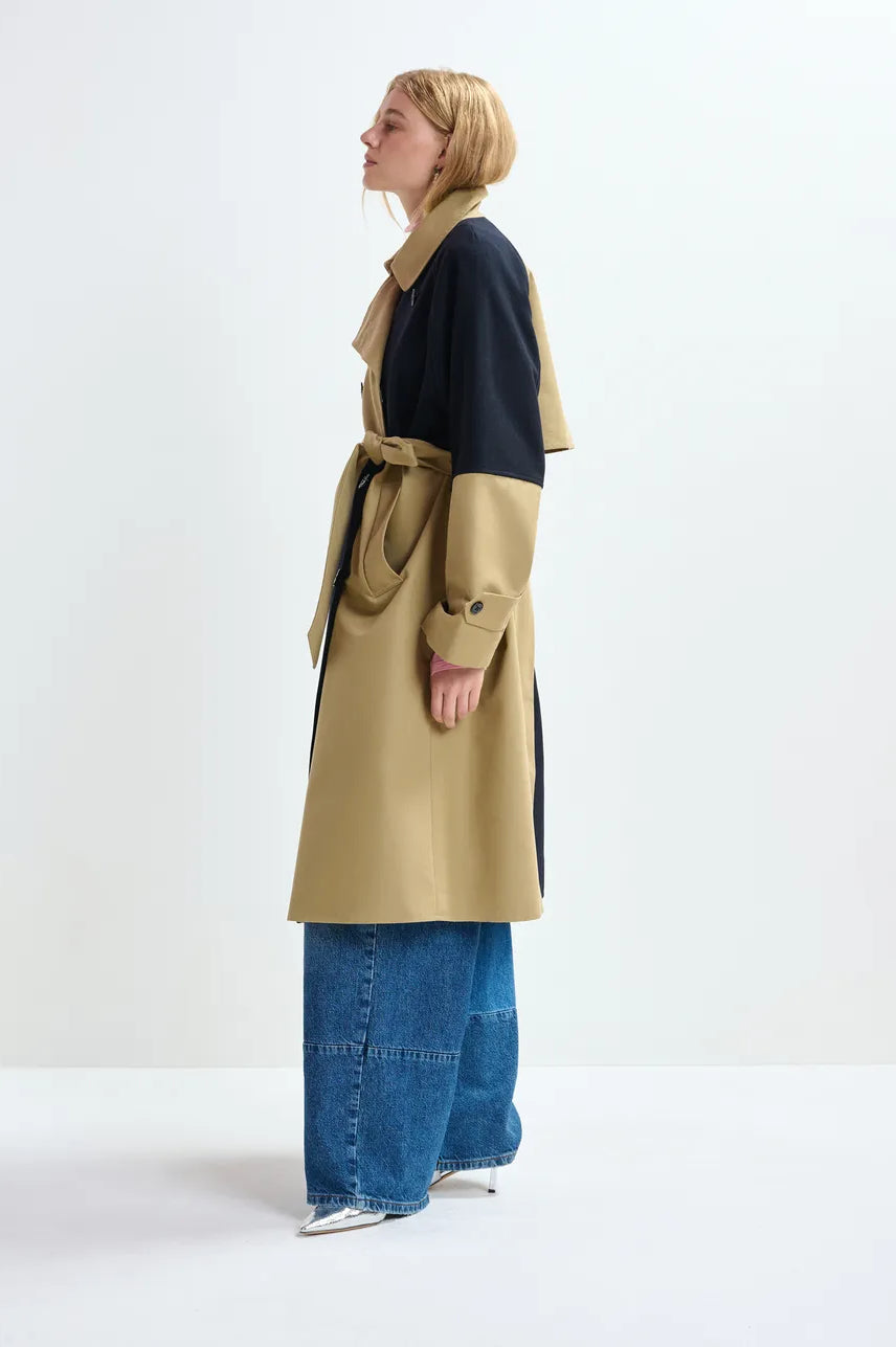 Essentiel Antwerp Just Patchwork Trenchcoat