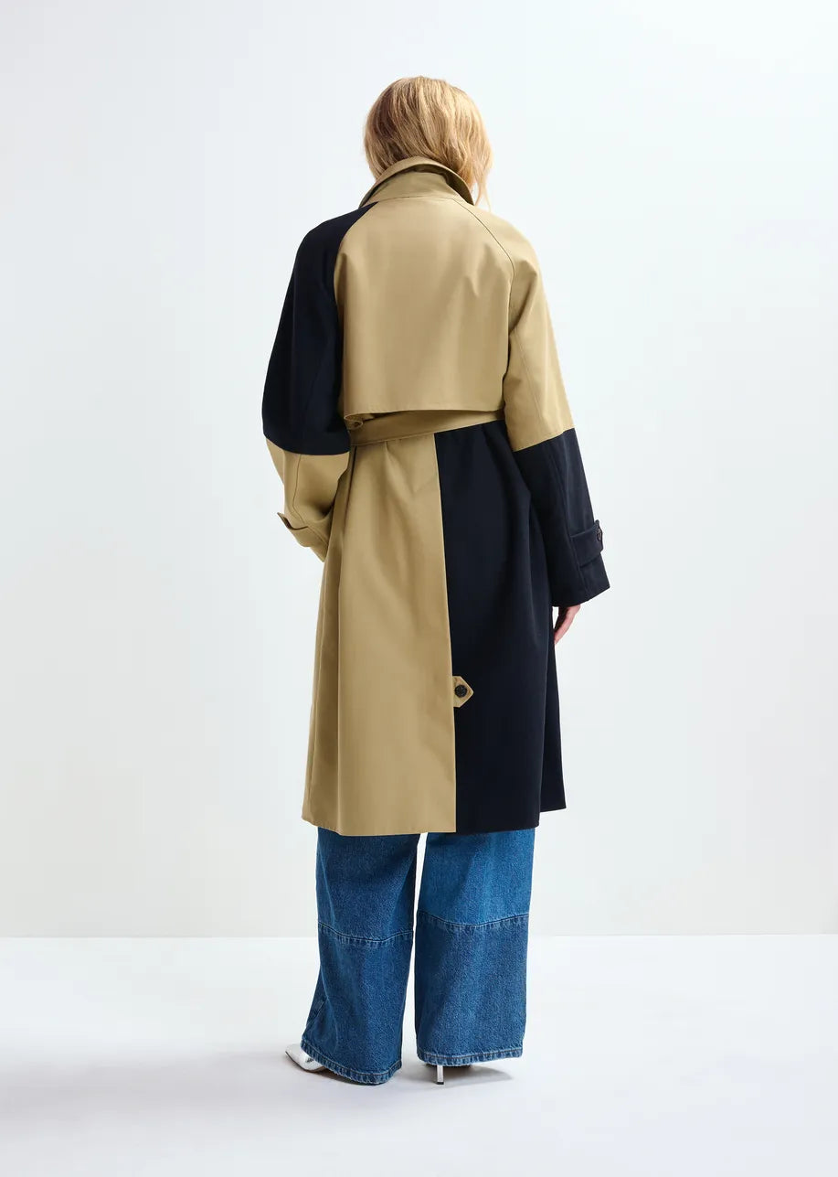 Essentiel Antwerp Just Patchwork Trenchcoat