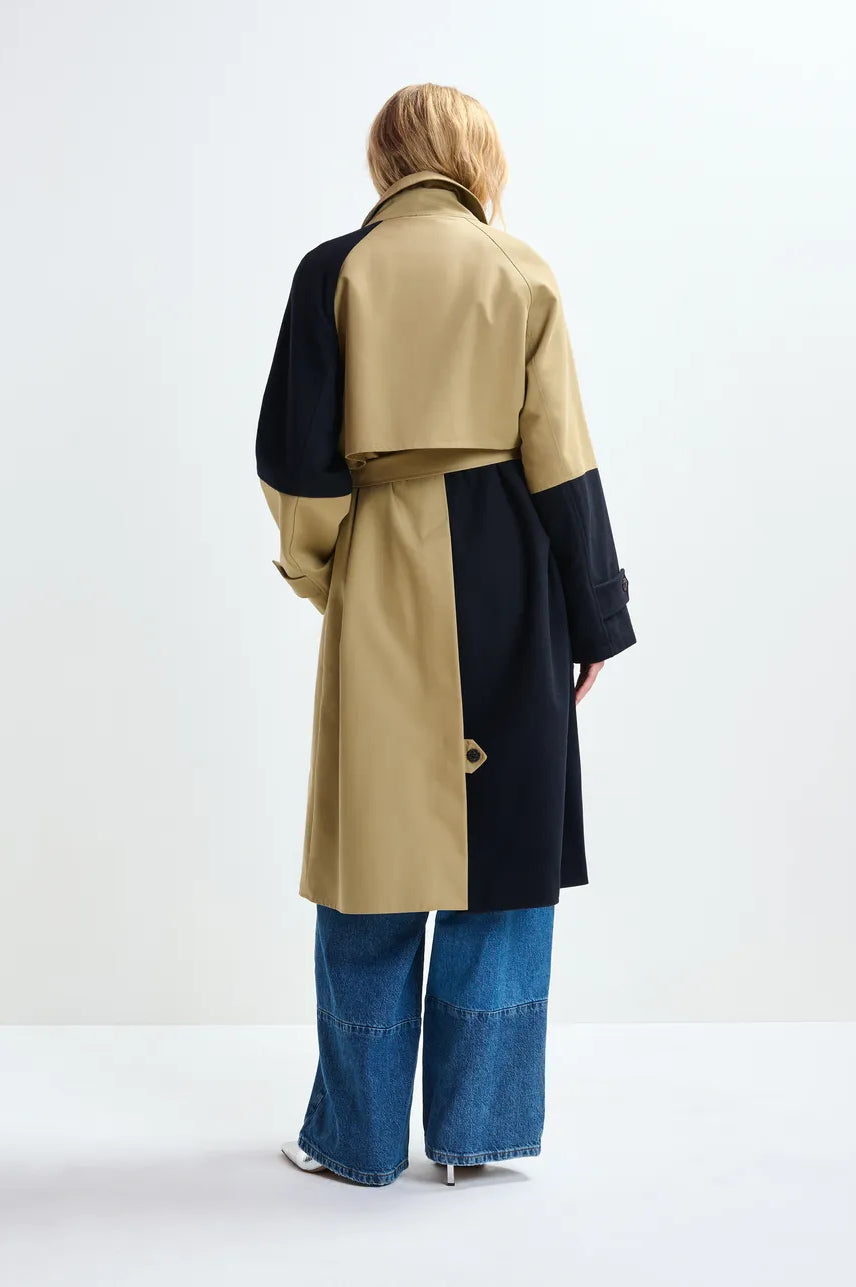 Essentiel Antwerp Just Patchwork Trenchcoat