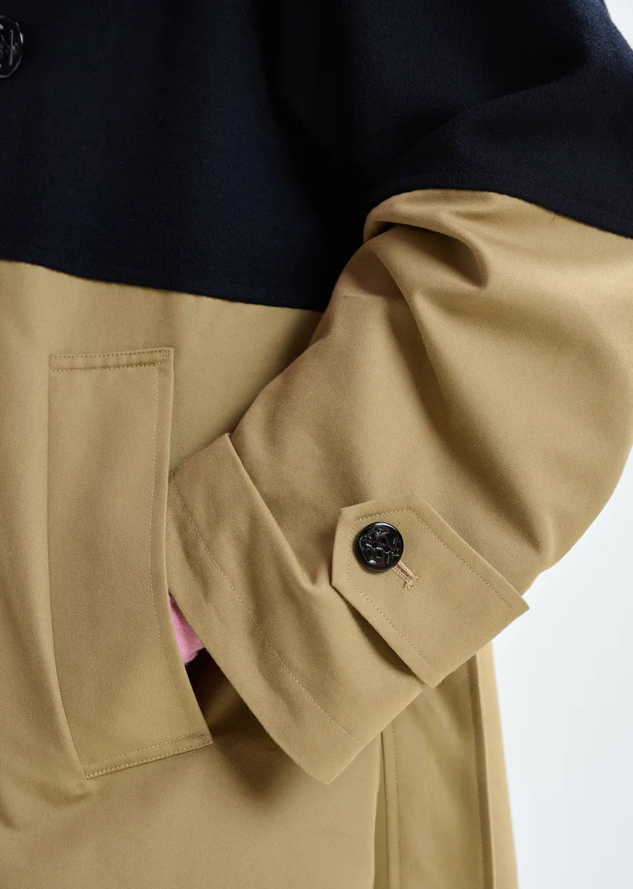 Essentiel Antwerp Just Patchwork Trenchcoat