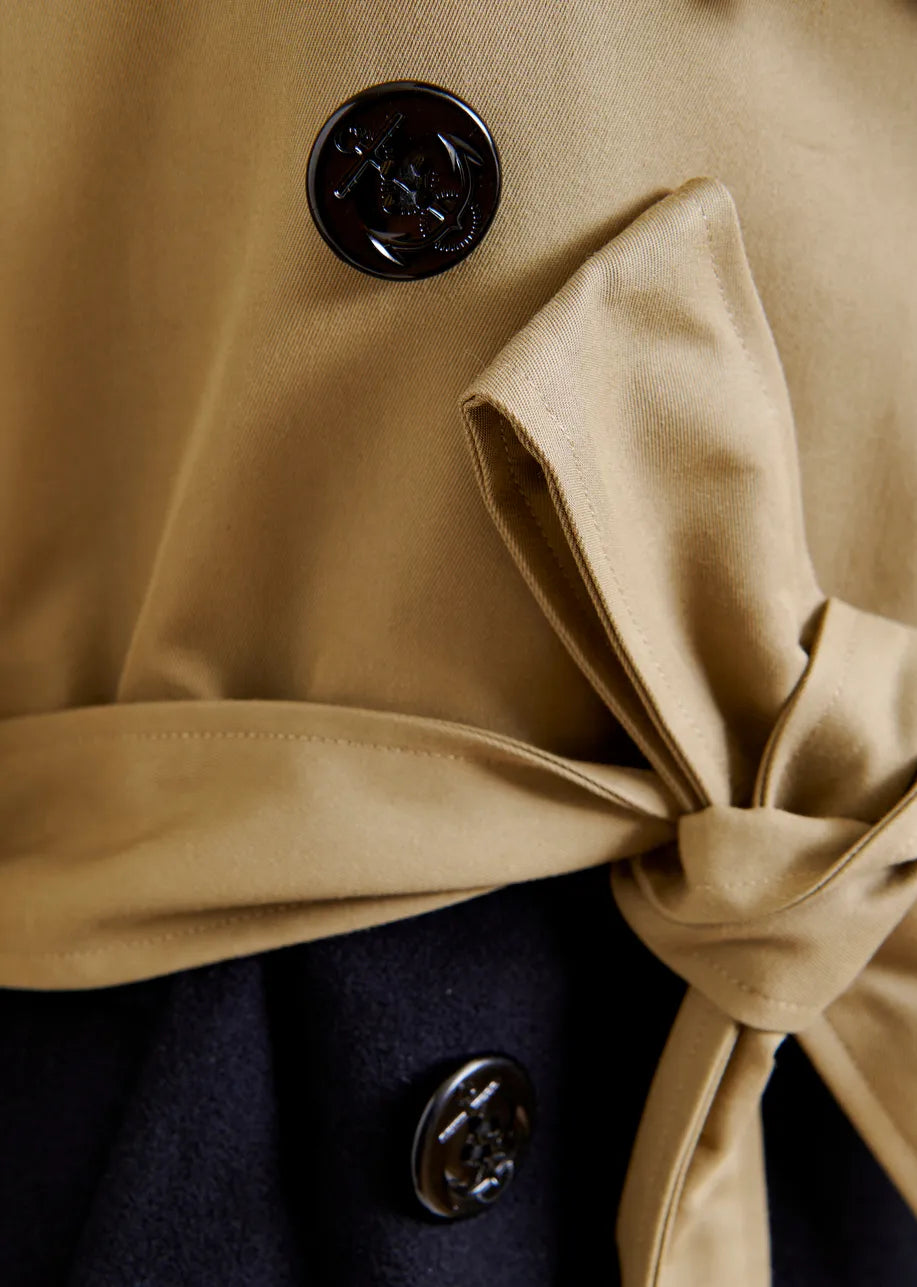 Essentiel Antwerp Just Patchwork Trenchcoat