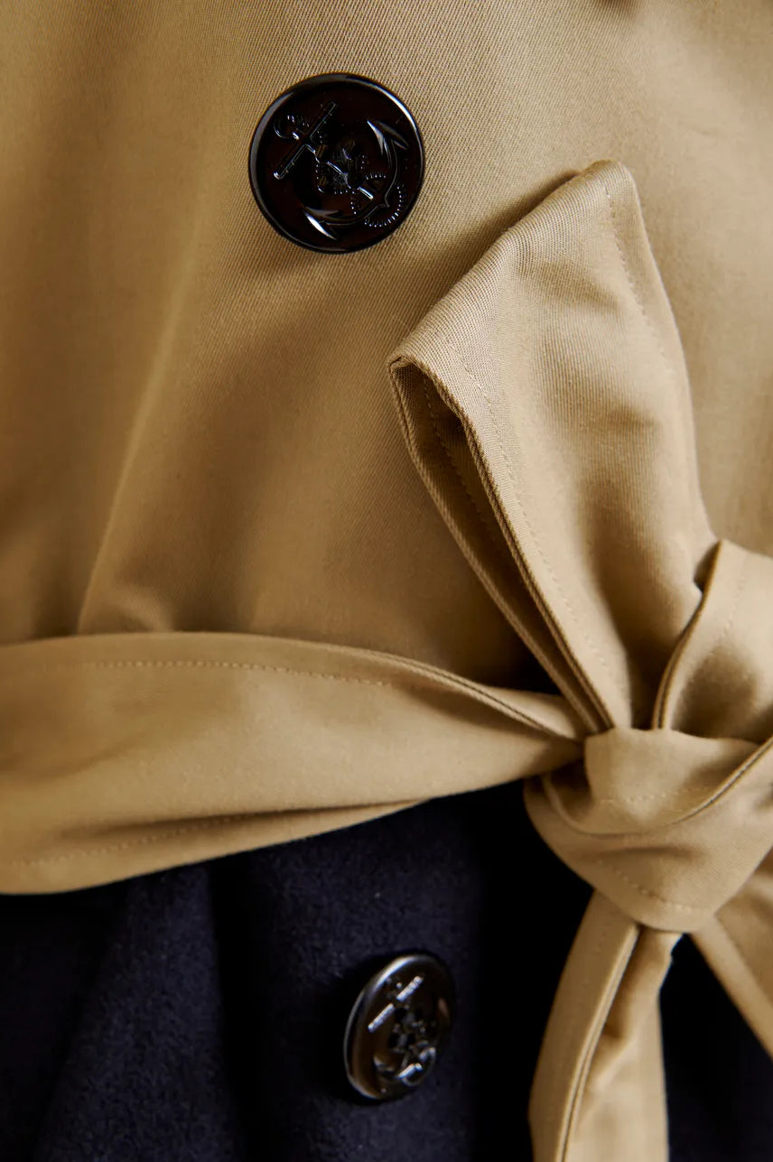 Essentiel Antwerp Just Patchwork Trenchcoat