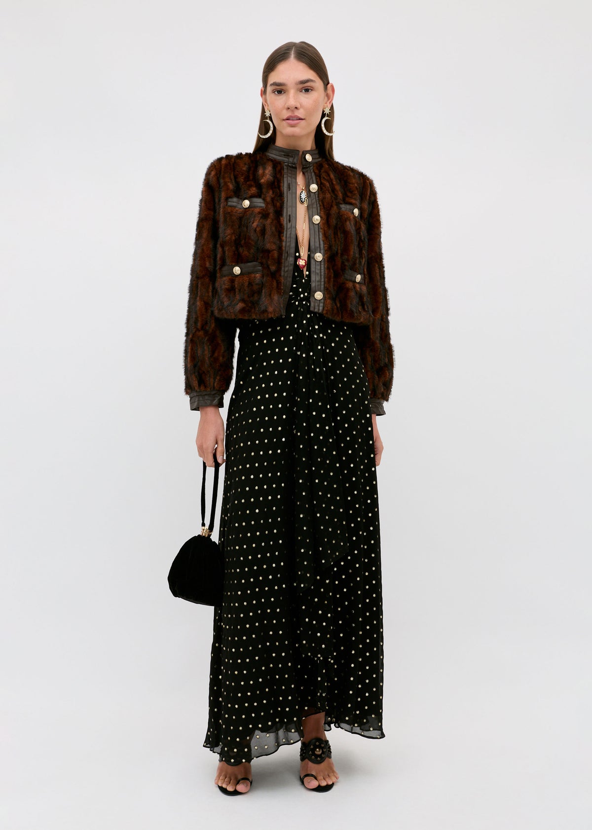 Rixo Jina Jacket - Brown