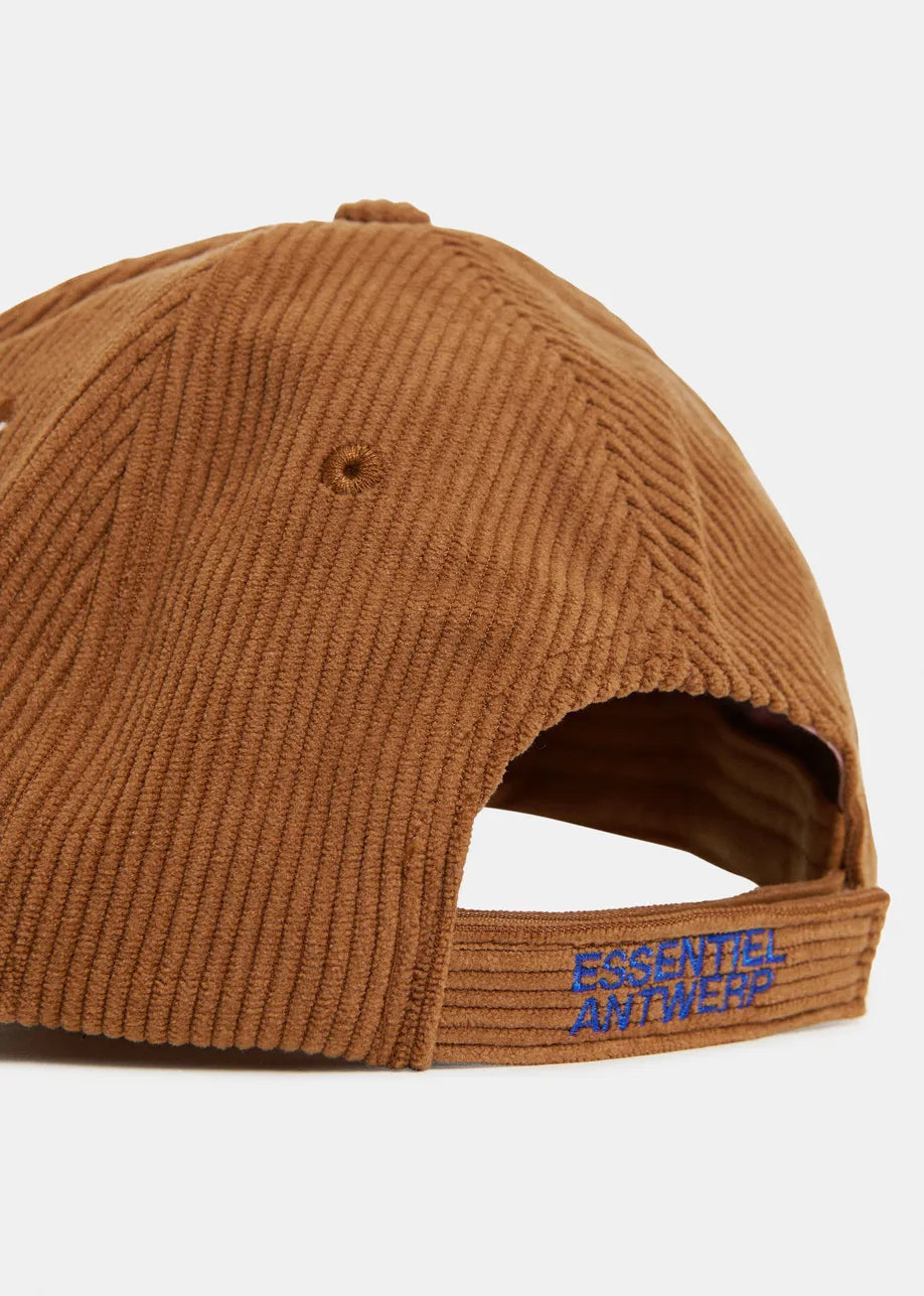 Essentiel Antwerp Kainor Corduroy Cap - Brown Sugar