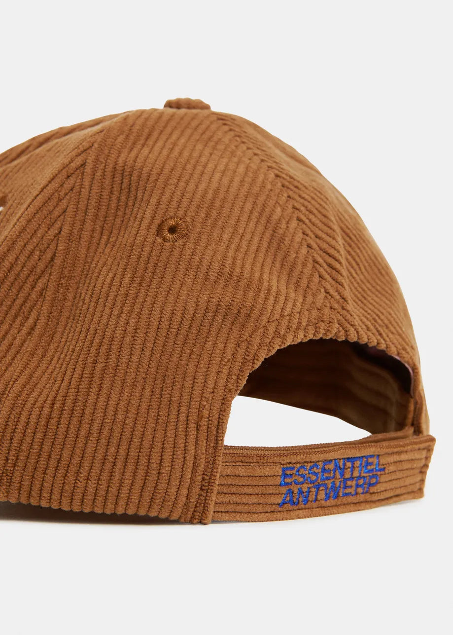 Essentiel Antwerp Kainor Corduroy Cap - Brown Sugar