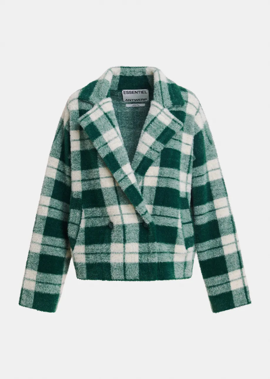 Essentiel Antwerp Karreau Cardigan - Green