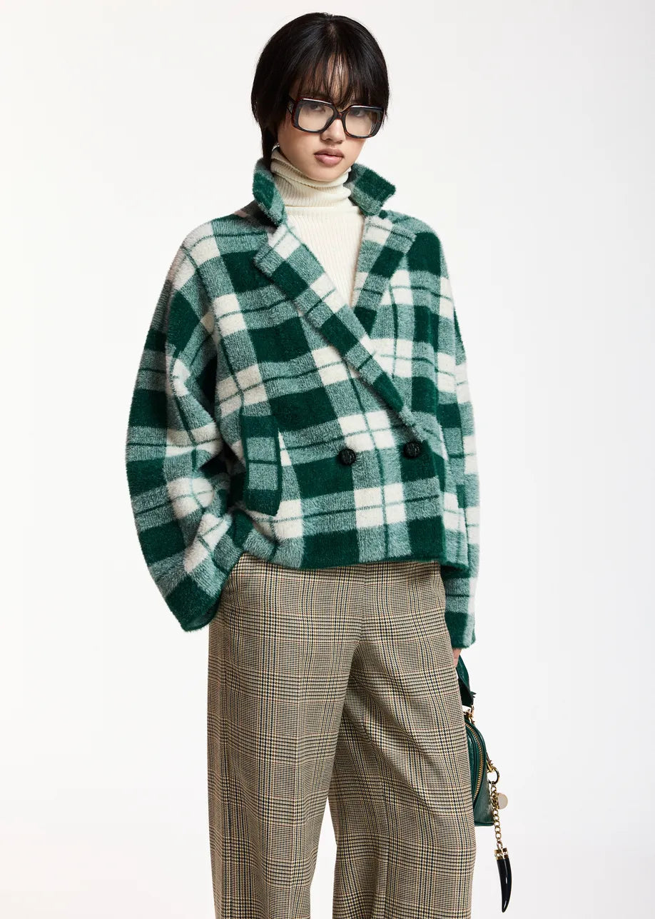 Essentiel Antwerp Karreau Cardigan - Green