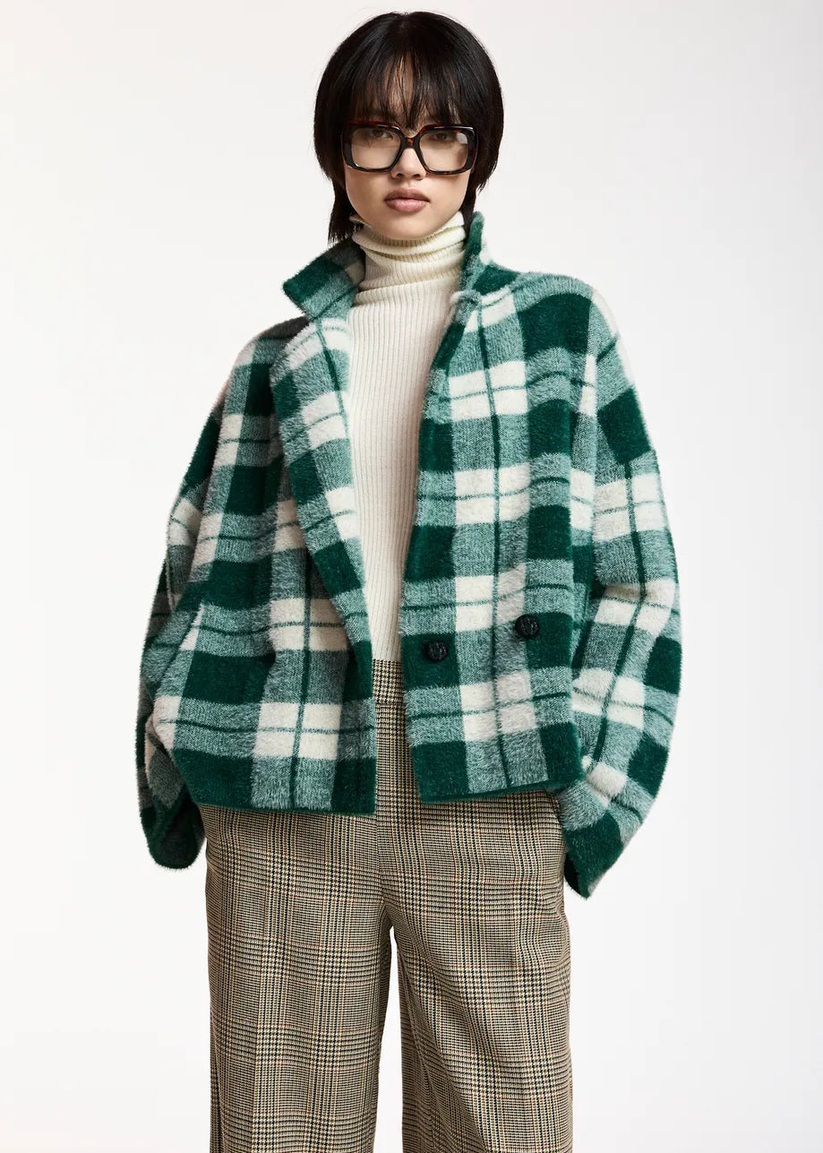 Essentiel Antwerp Karreau Cardigan - Green