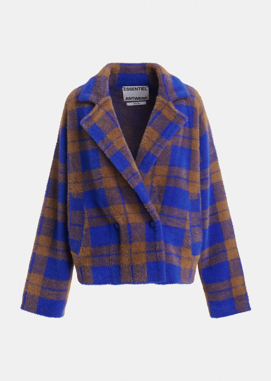 Essentiel Antwerp Karreau Cardigan - Blue