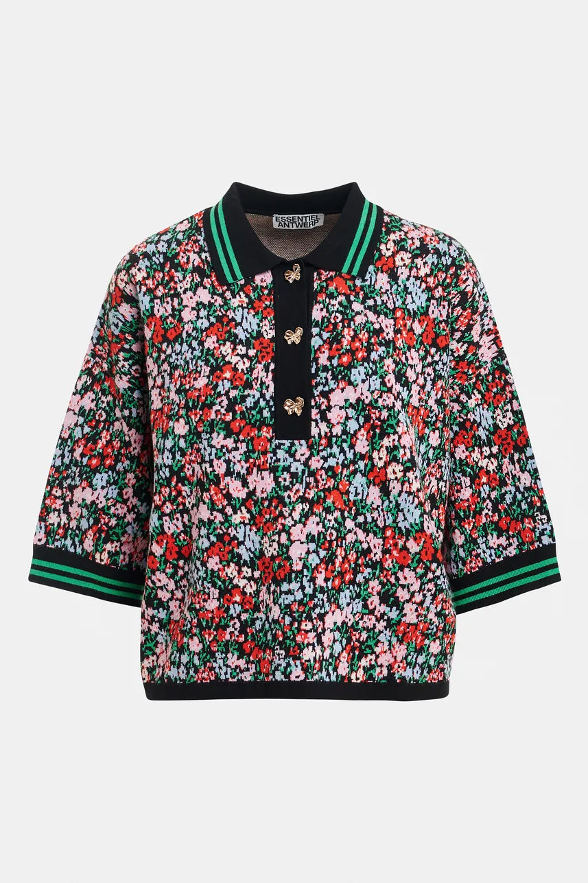 Essentiel Antwerp Kartos Floral Print Polo