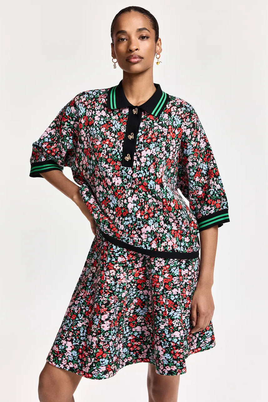 Essentiel Antwerp Kartos Floral Print Polo