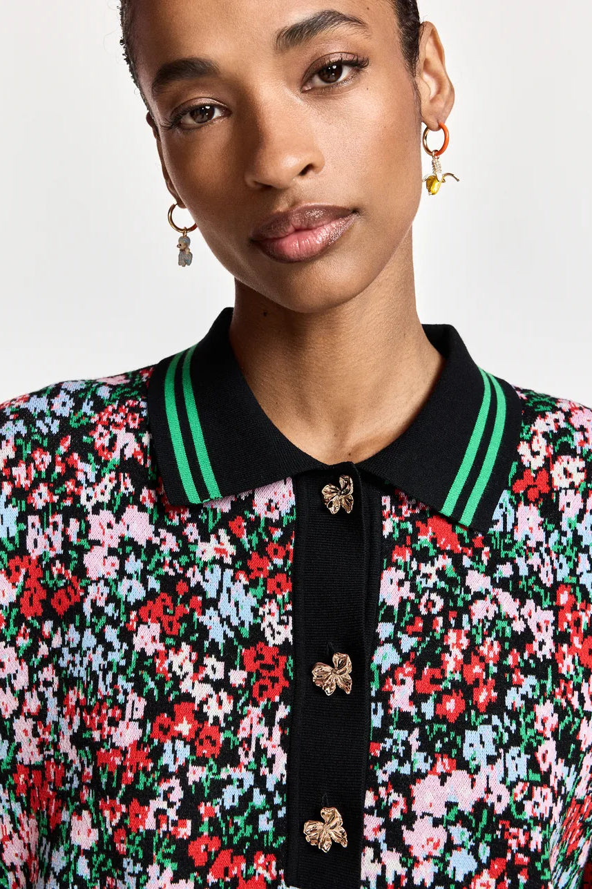 Essentiel Antwerp Kartos Floral Print Polo