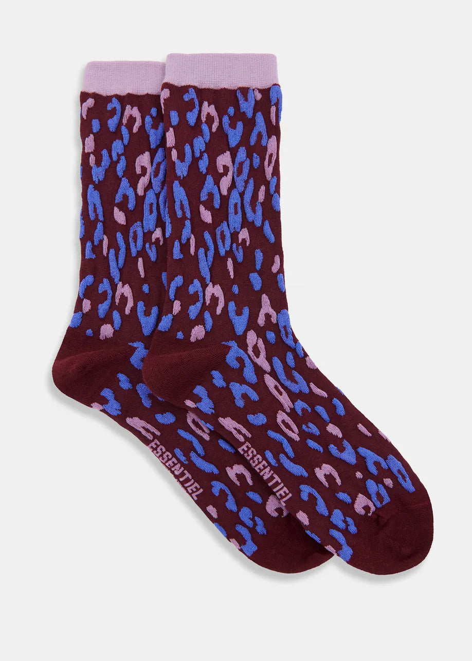 Essentiel Antwerp Karty Leopard Socks