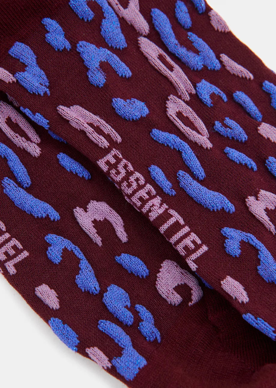 Essentiel Antwerp Karty Leopard Socks